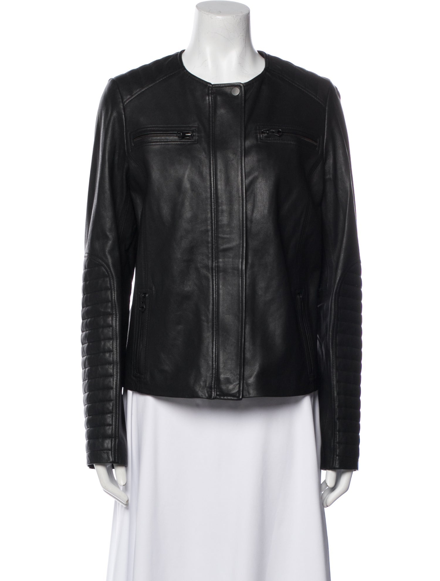Vince Leather Biker Jacket