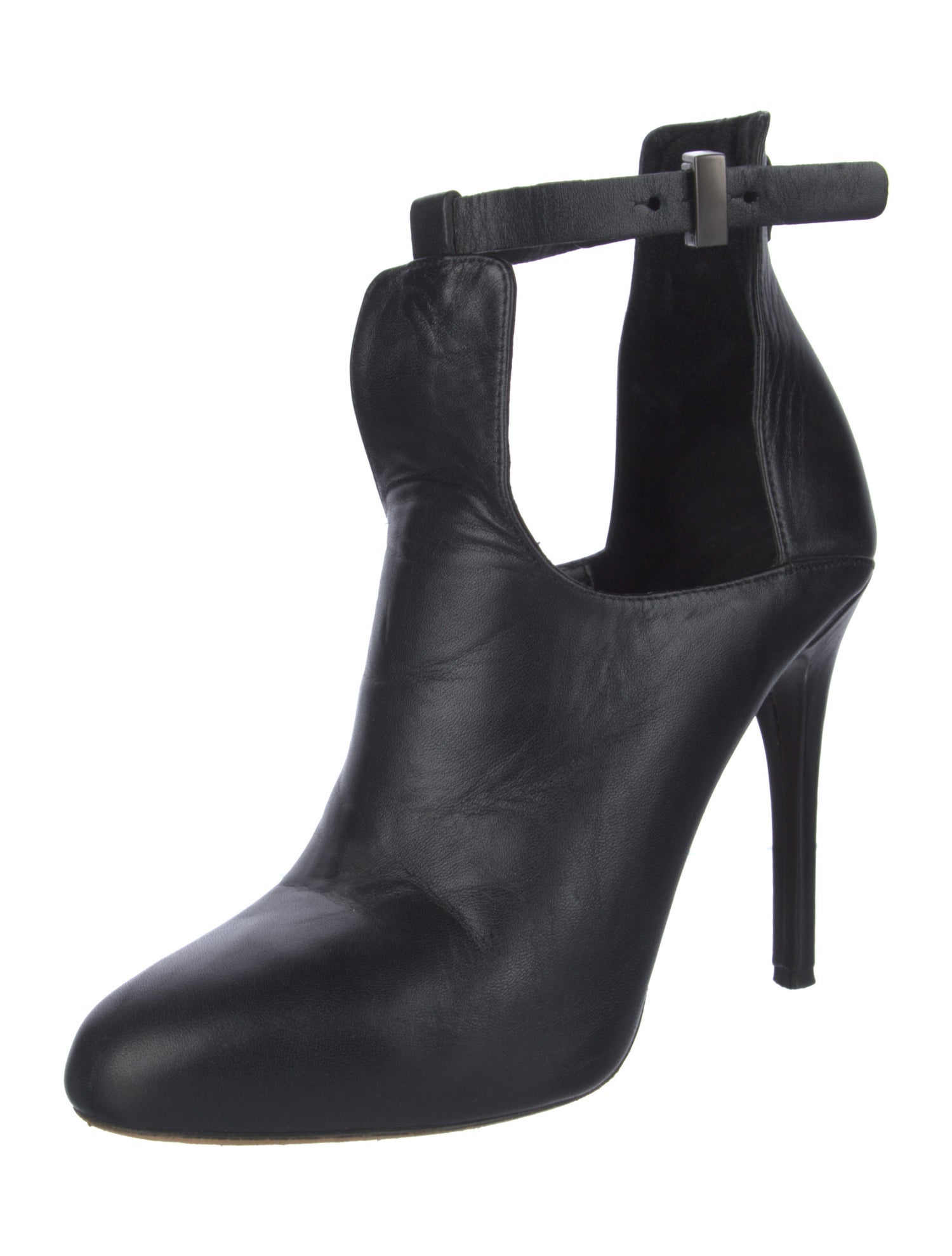 Vince Leather T-Strap Pumps