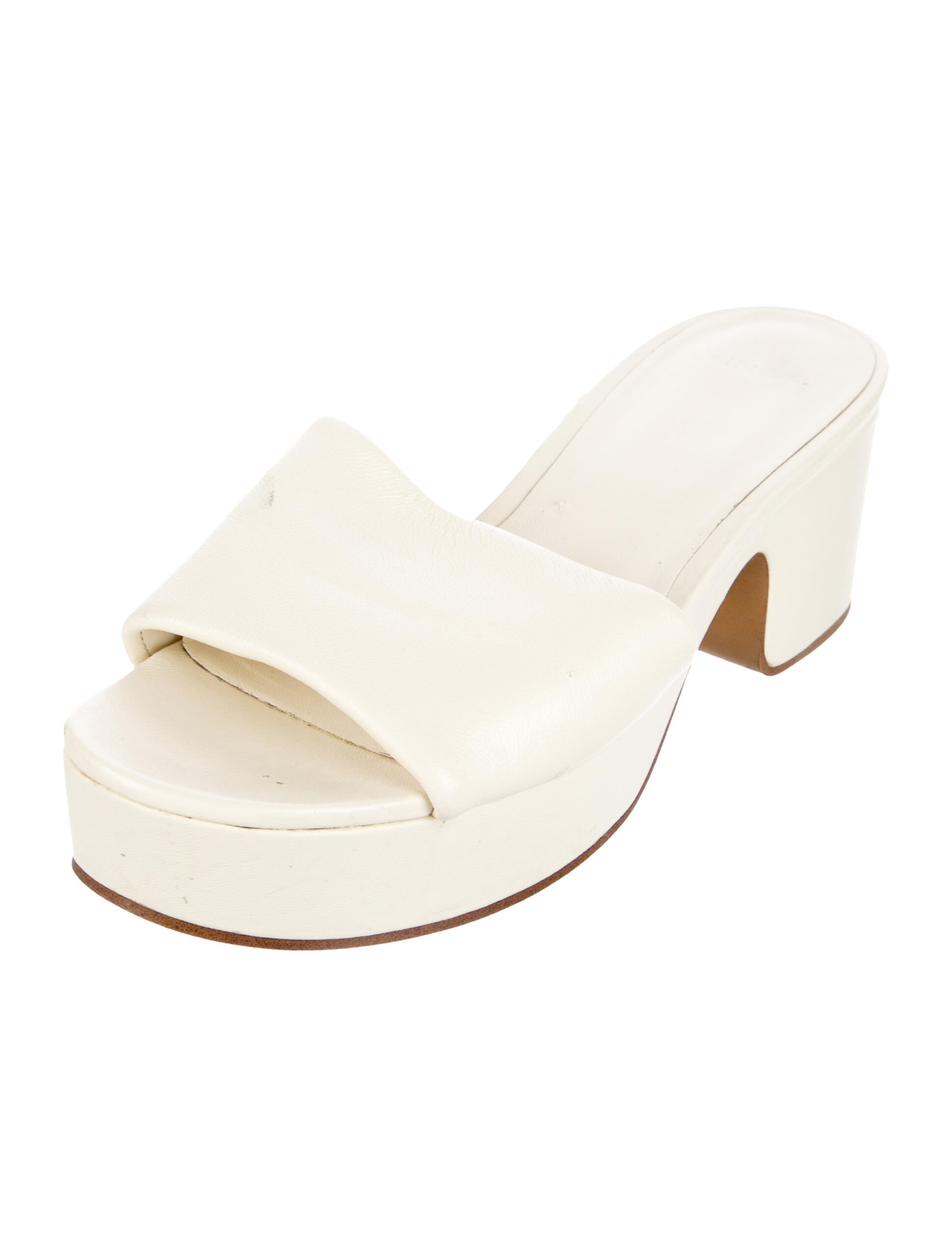 Vince Leather Slides