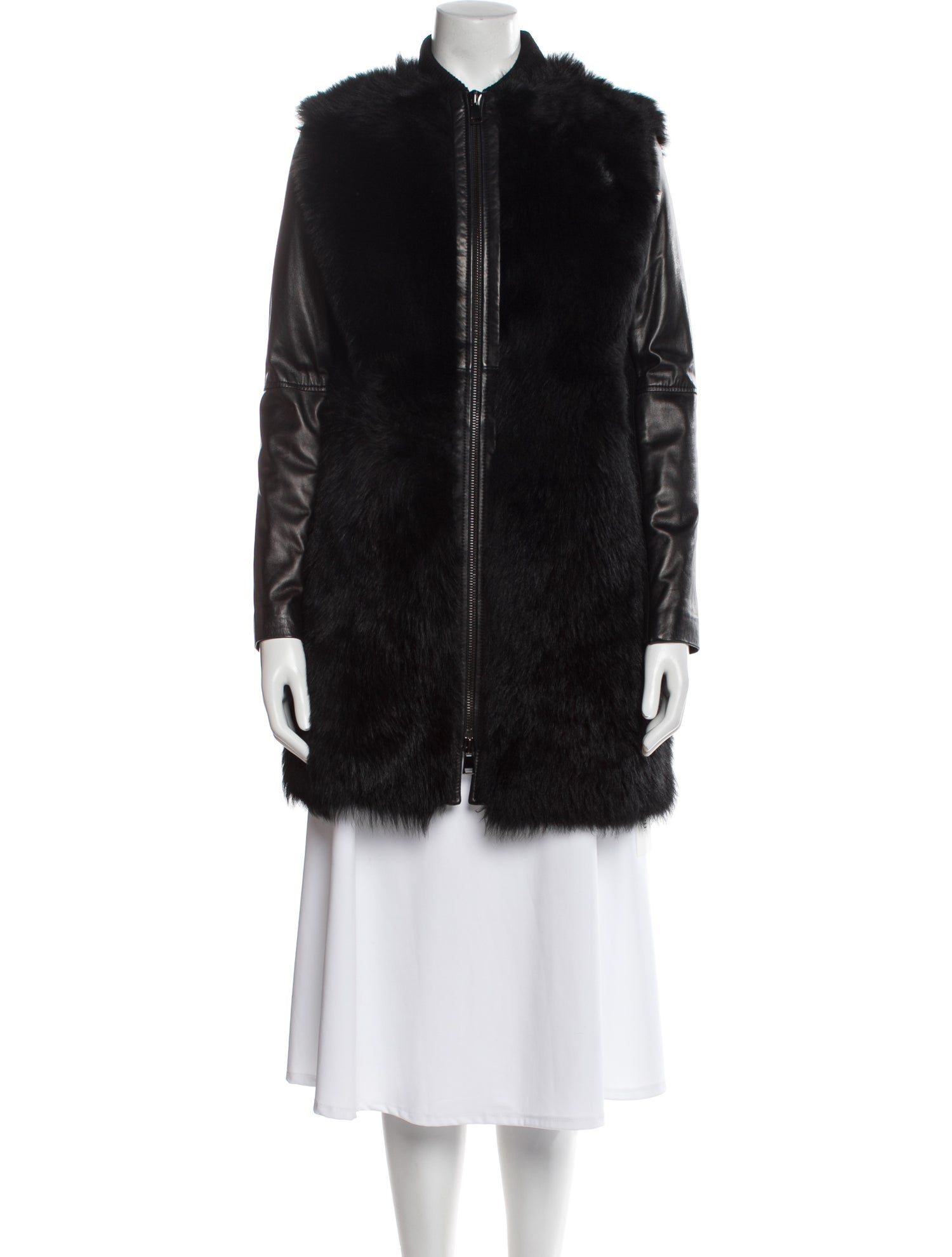 Vince Shearling Fur Coat