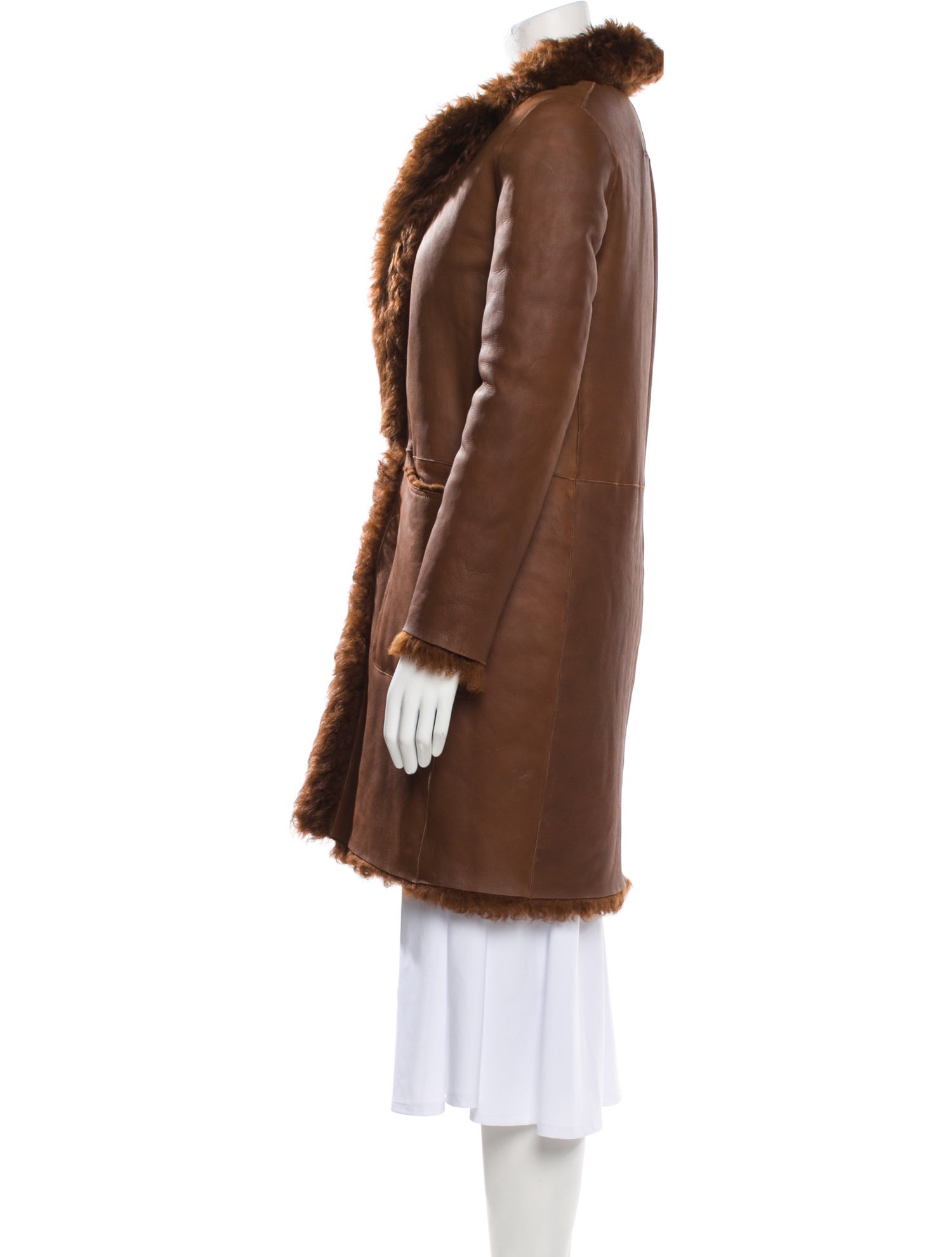 Vince Shearling Faux Fur Vest