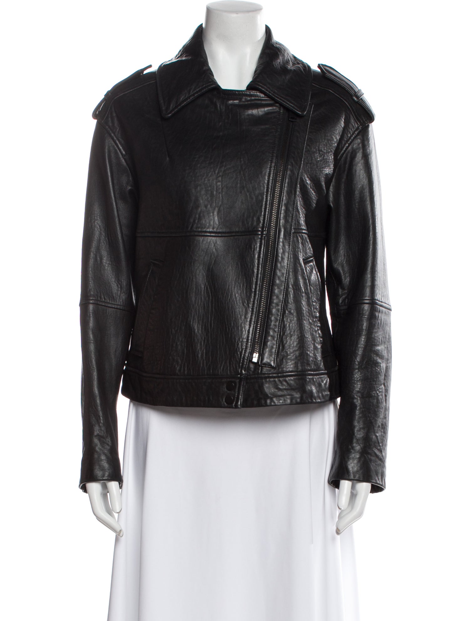 Vince Leather Biker Jacket