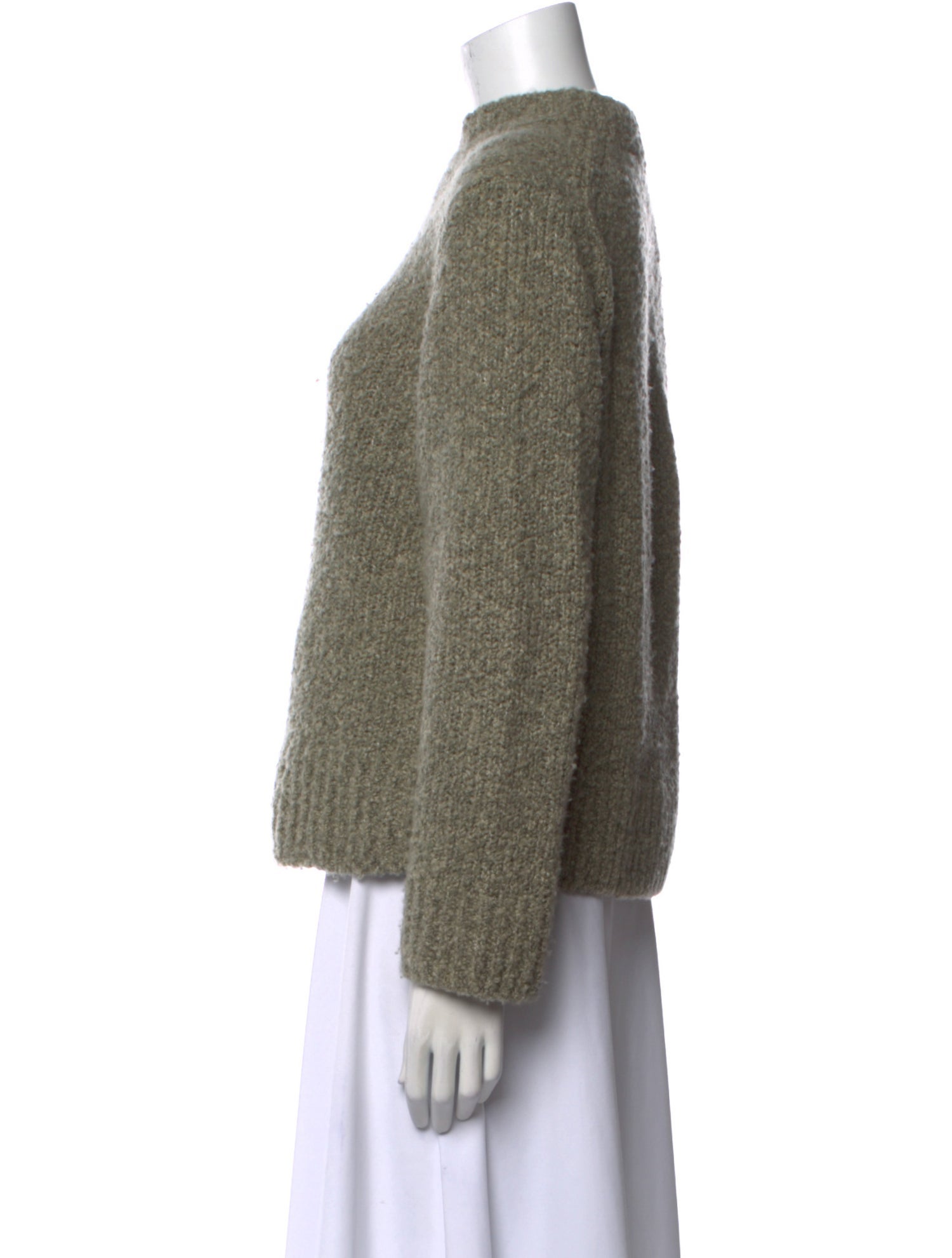 Vince Merino Wool Mock Neck Sweater