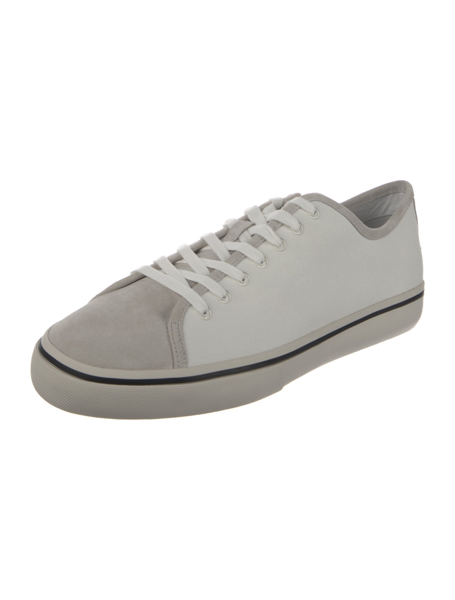 Vince Canvas Colorblock Pattern Sneakers