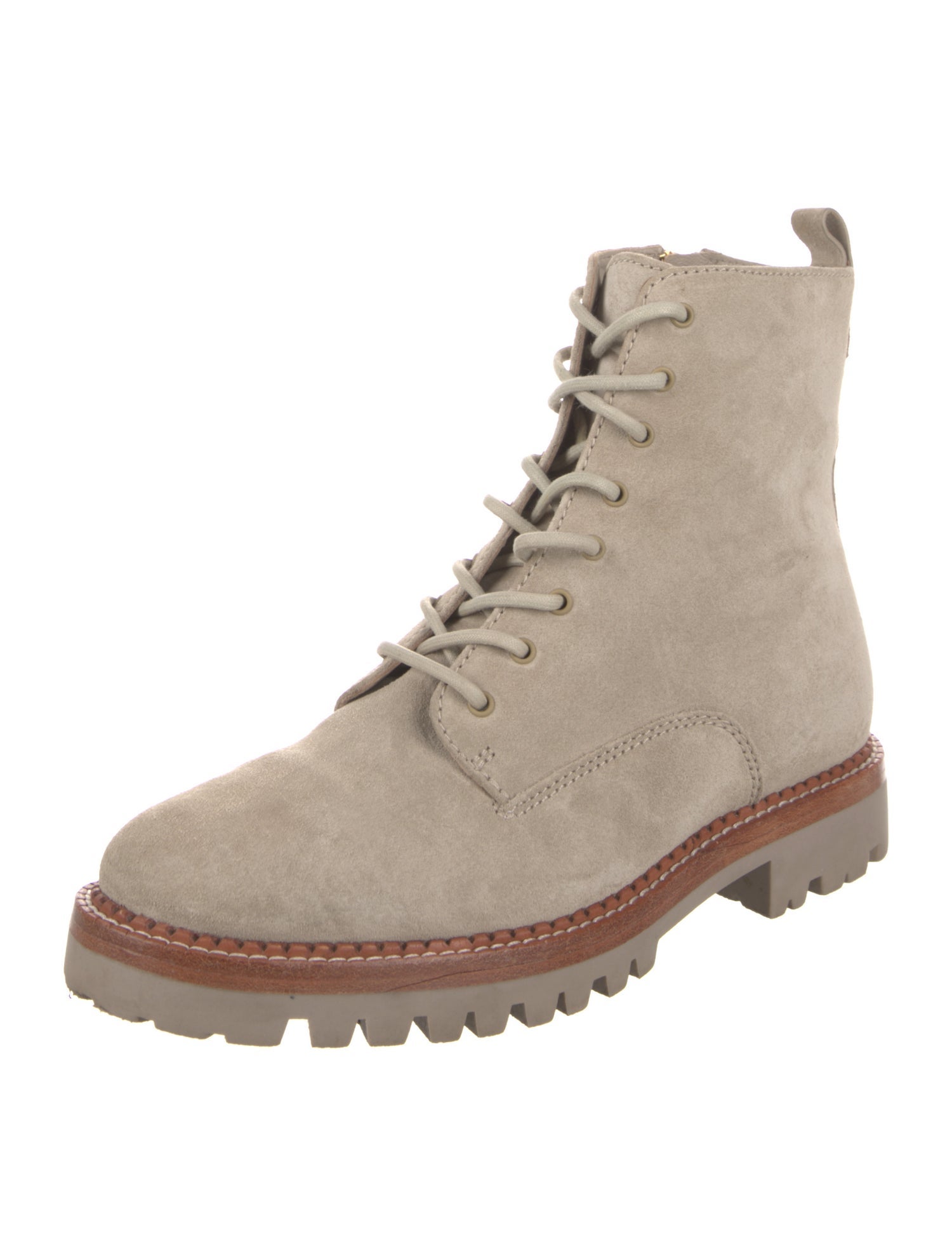 Vince Suede Combat Boots