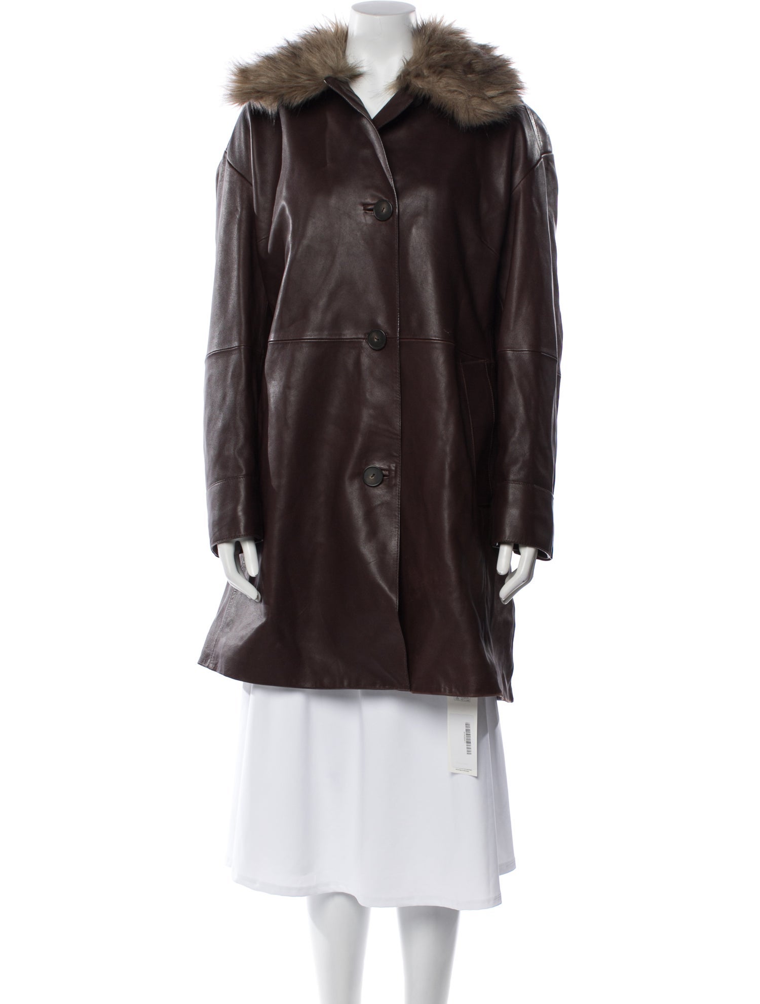 Vince Leather Parka
