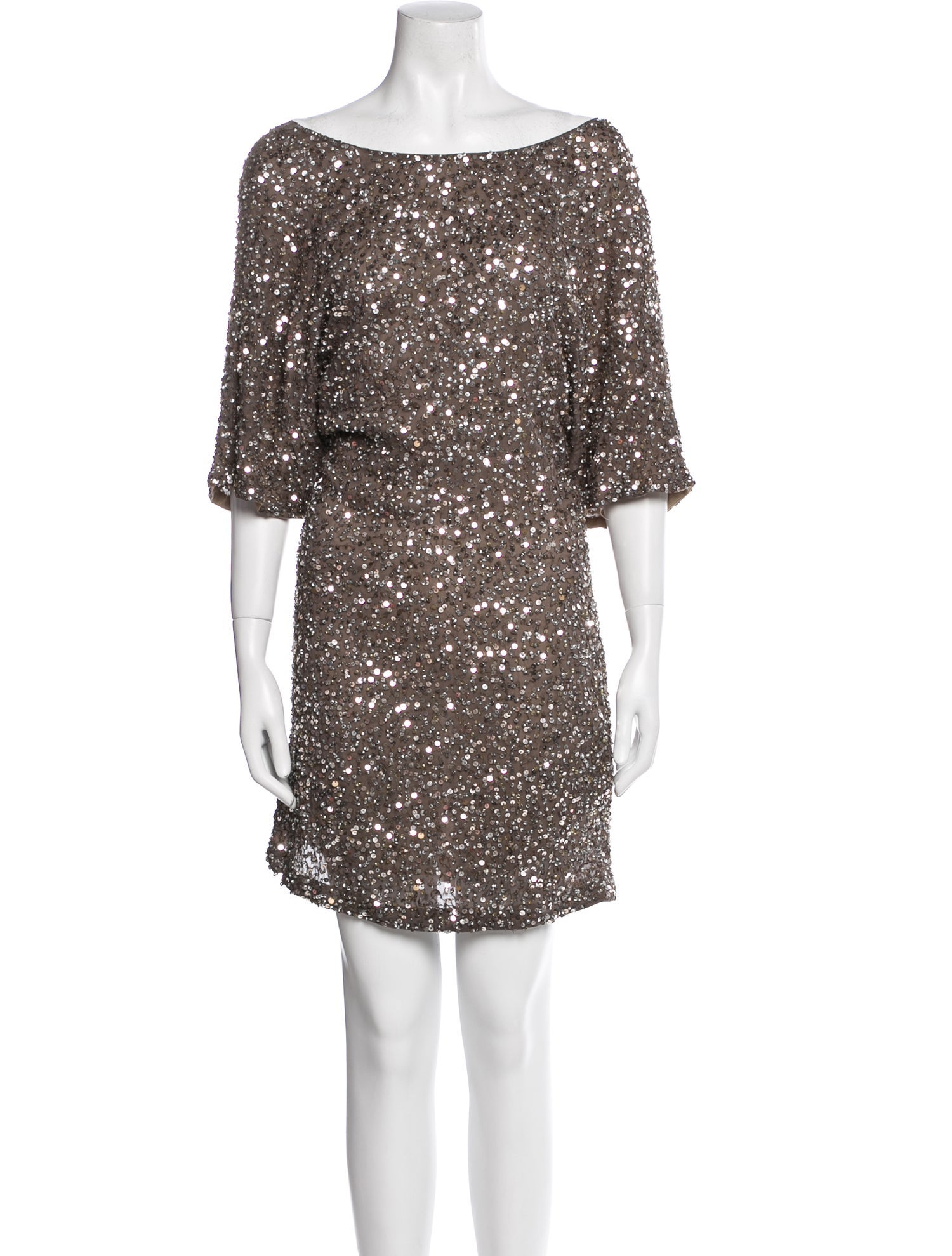 Vince Sequin Knee-Length Dress