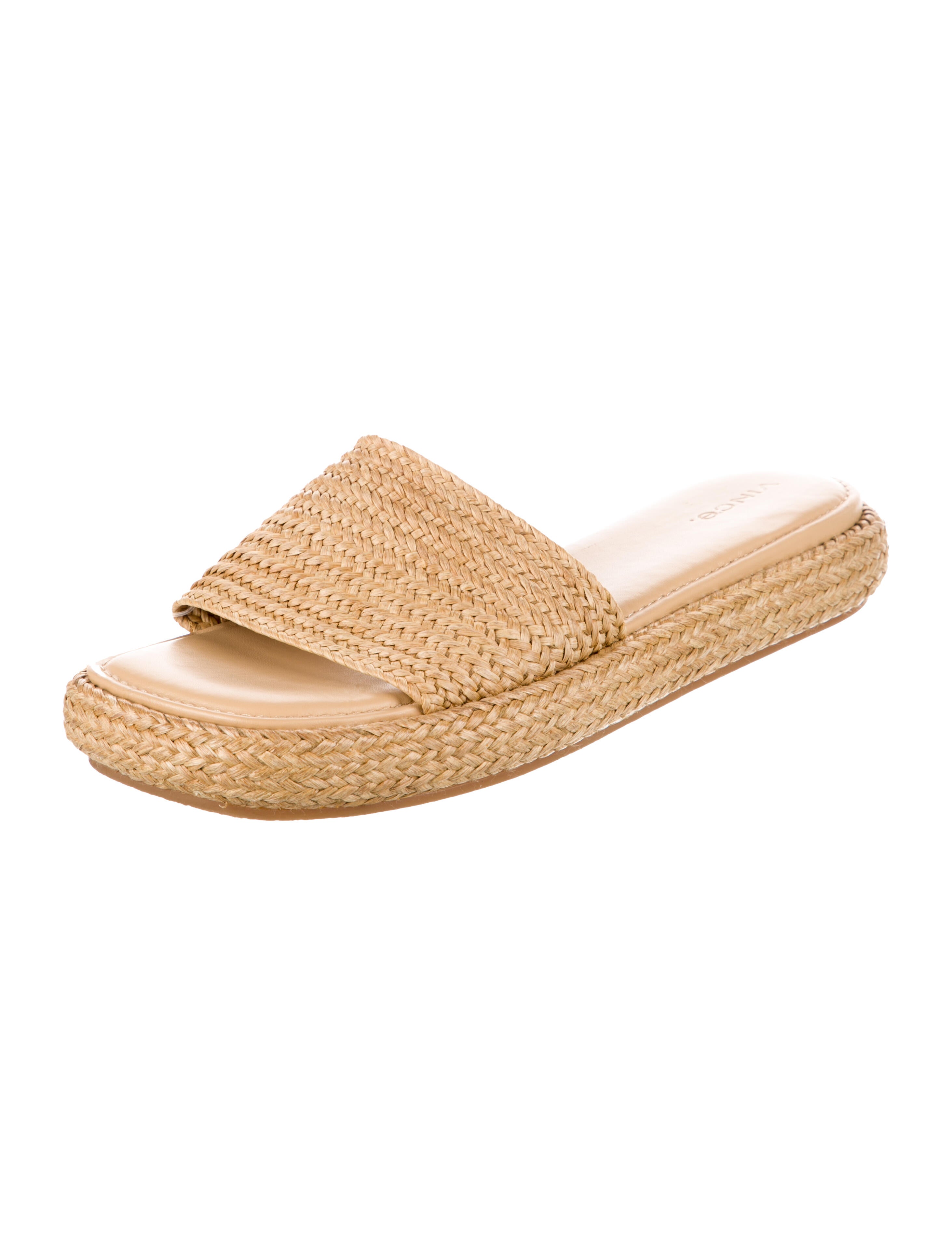 Vince Raffia Braided Accents Espadrilles