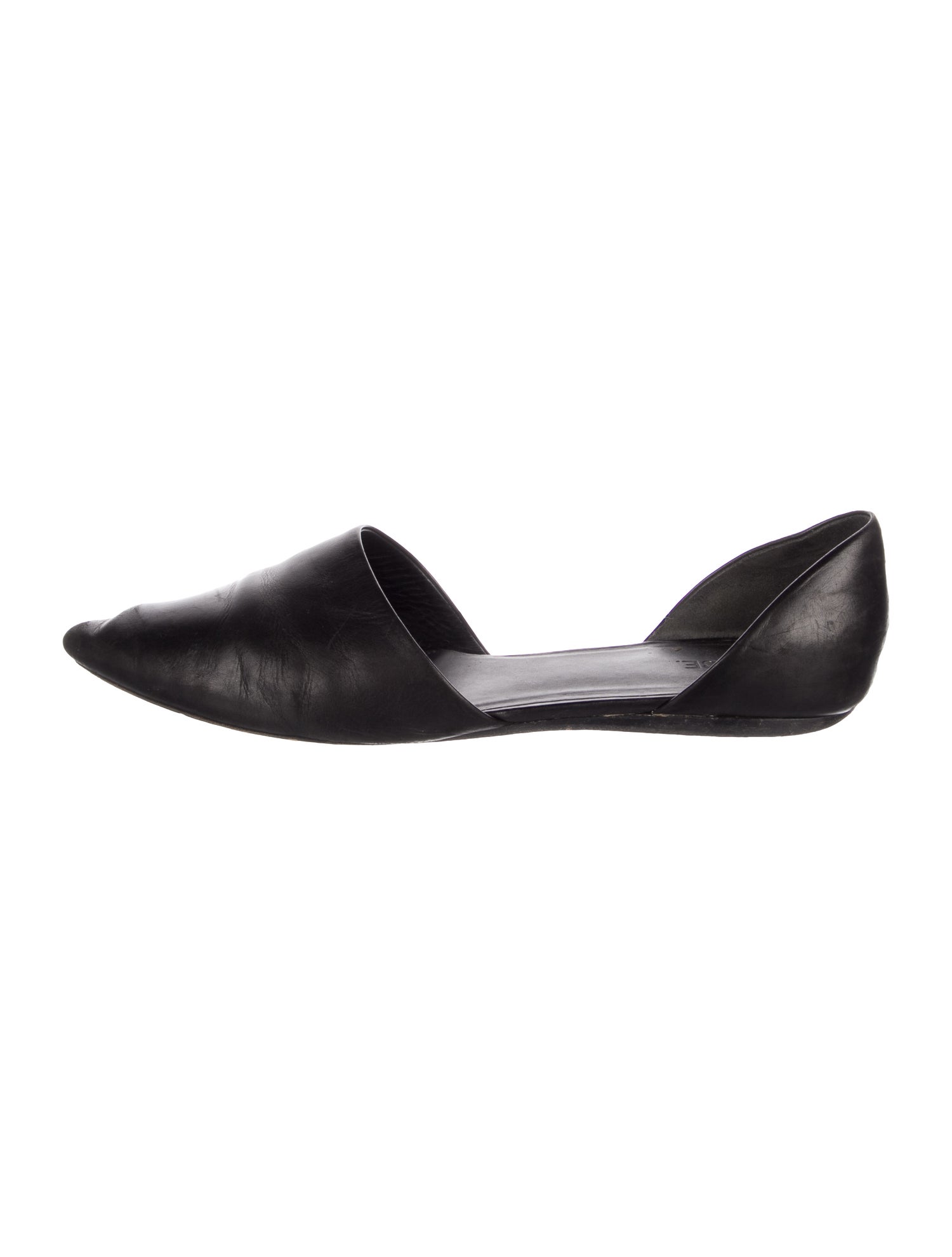Vince Leather D'Orsay Flats