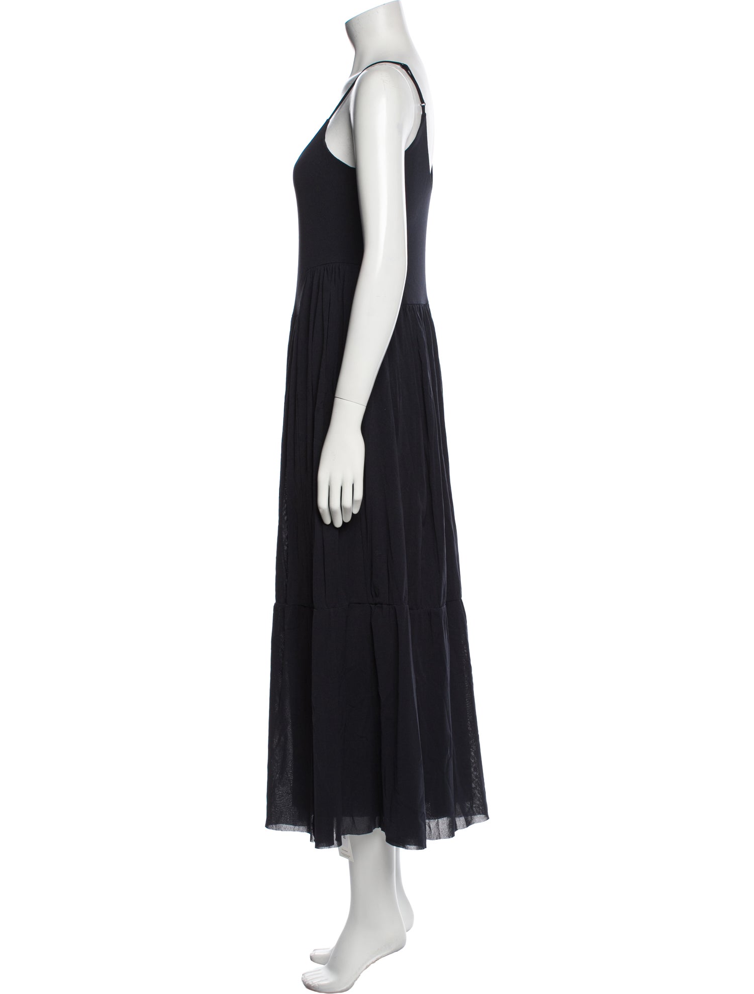 Vince Scoop Neck Long Dress