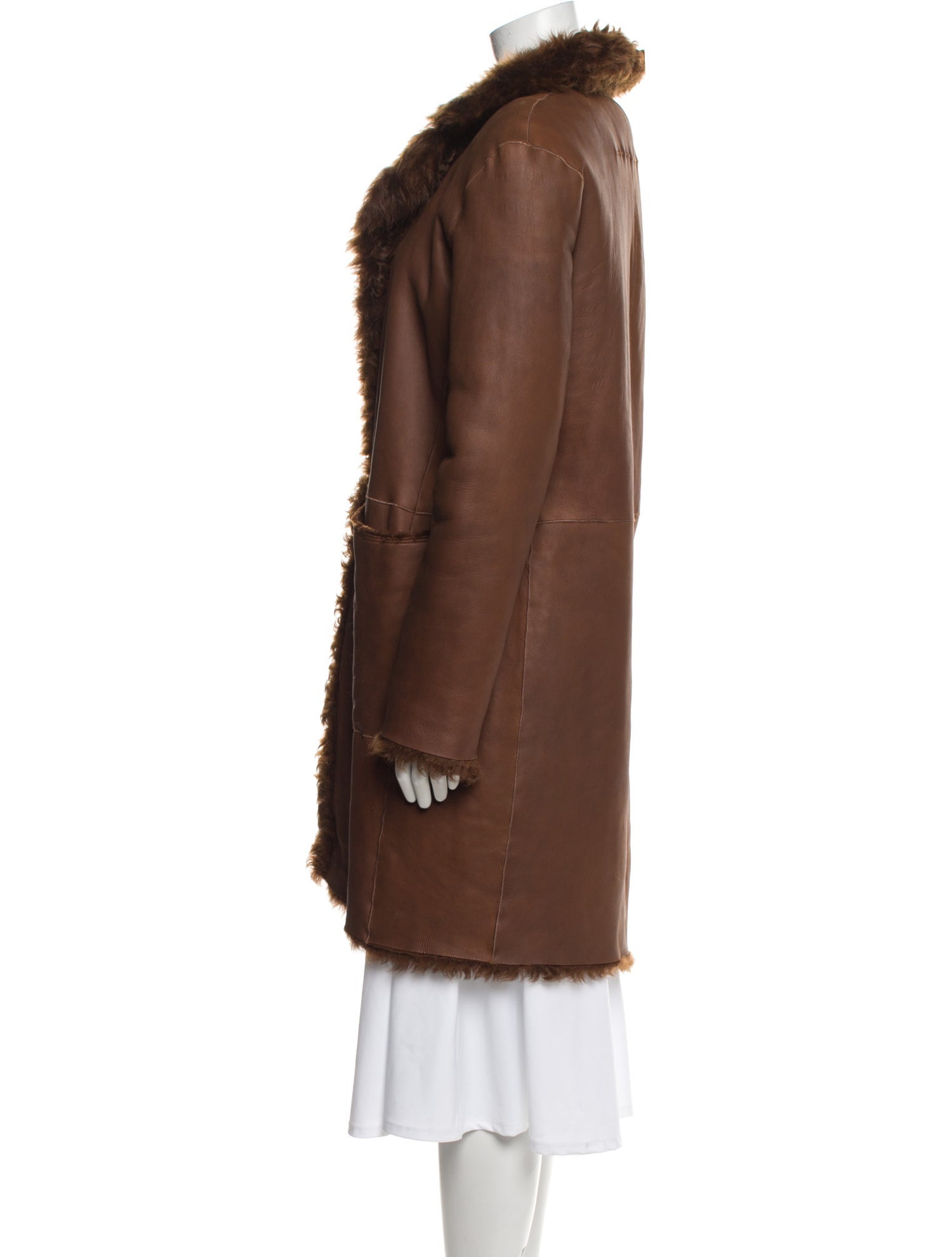 Vince Shearling Fur Coat