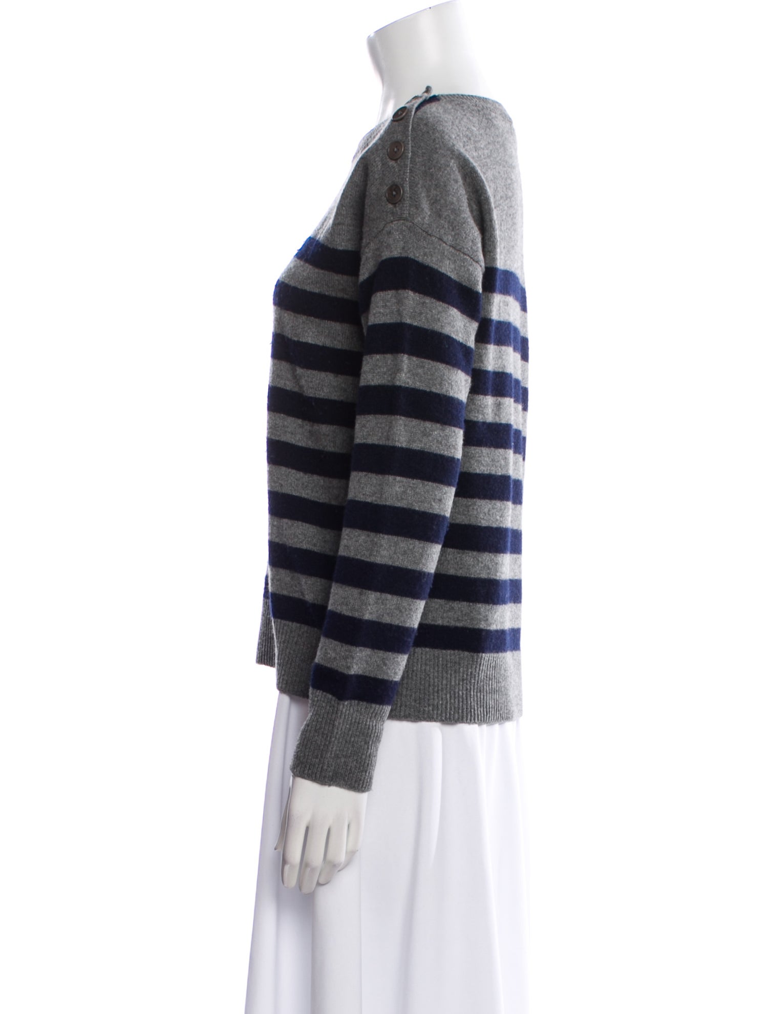 Vince Cashmere Striped Sweater