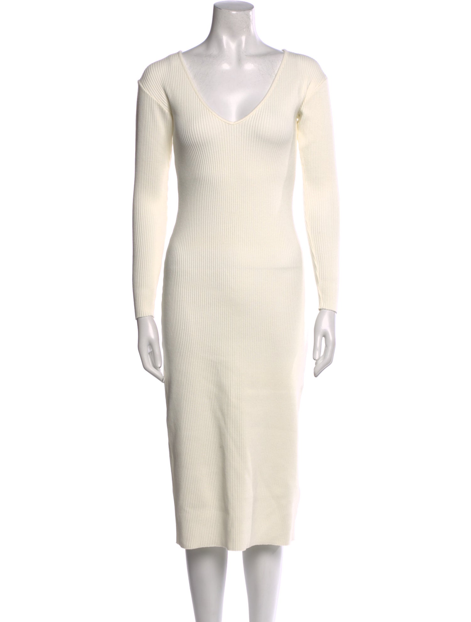 Vince V-Neck Midi Length Dress