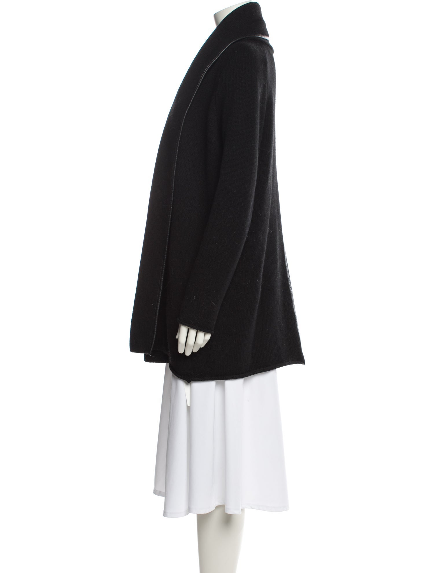 Vince Wool Faux Fur Coat