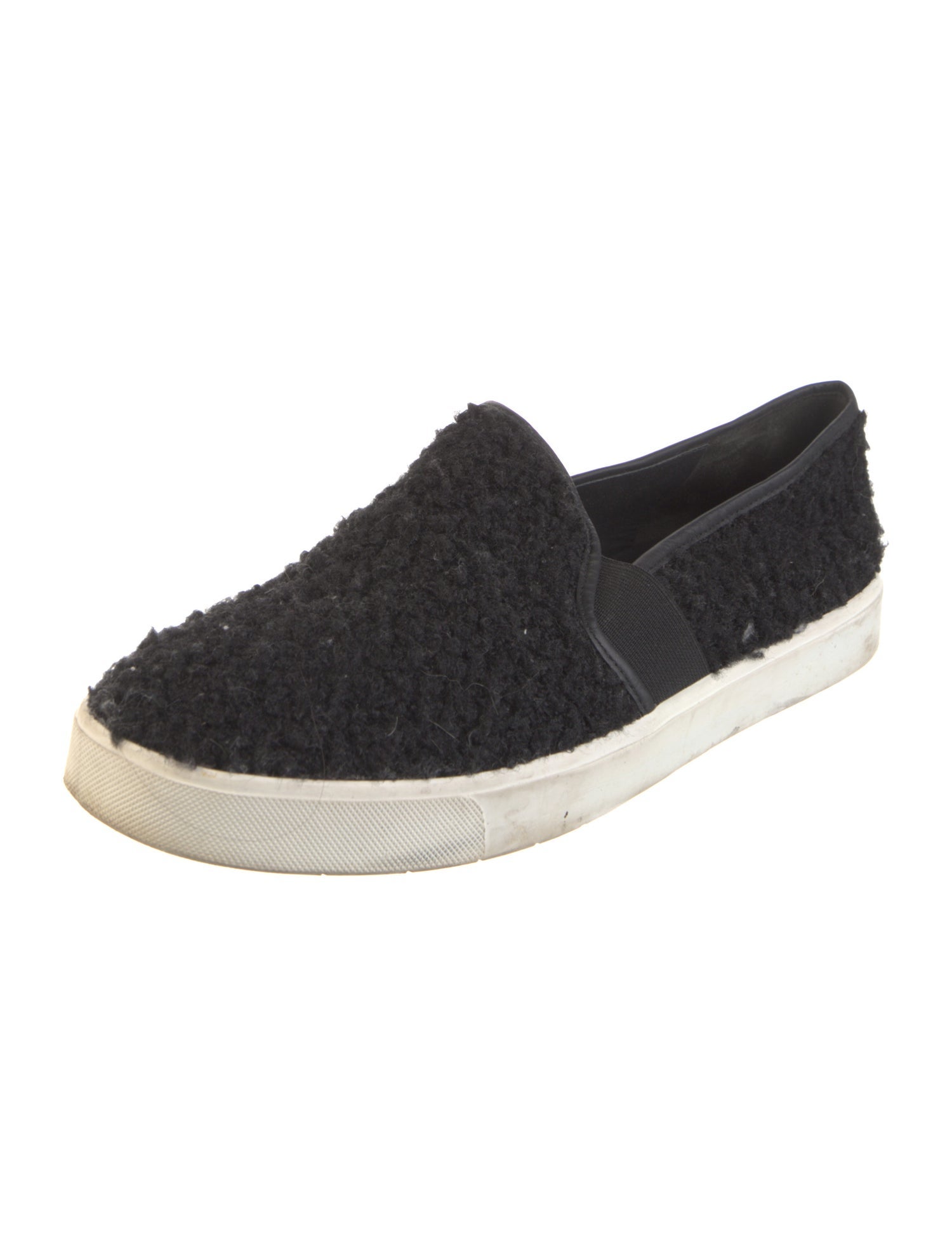 Vince Wool Leather Trim Embellishment Sneakers