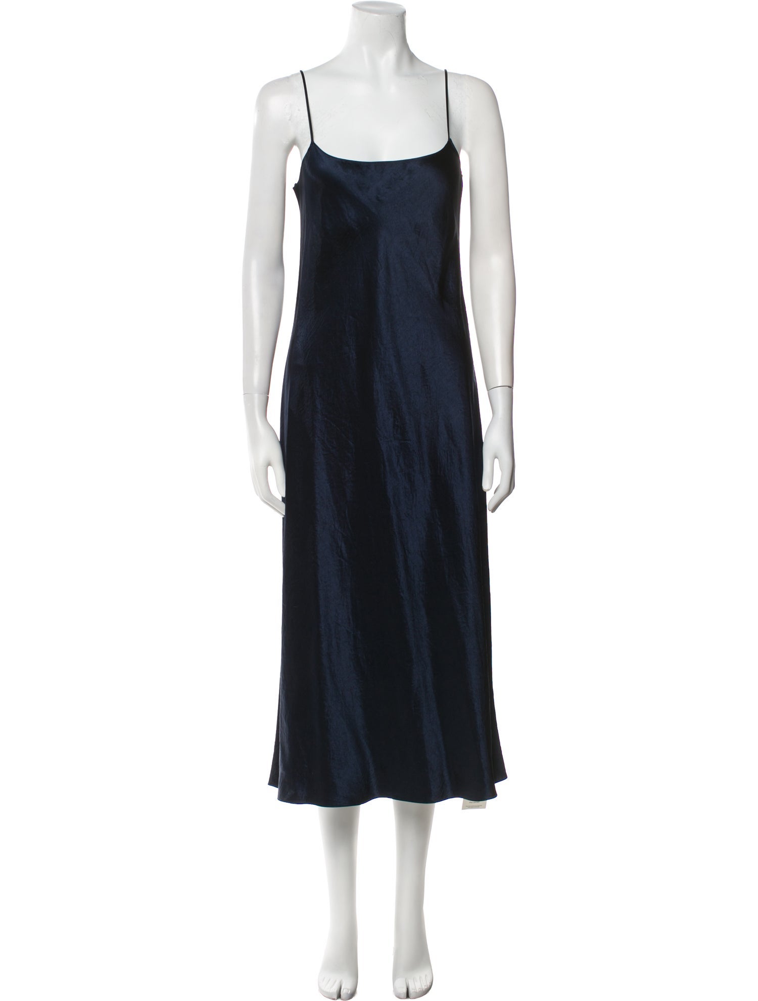 Vince Square Neckline Midi Length Dress