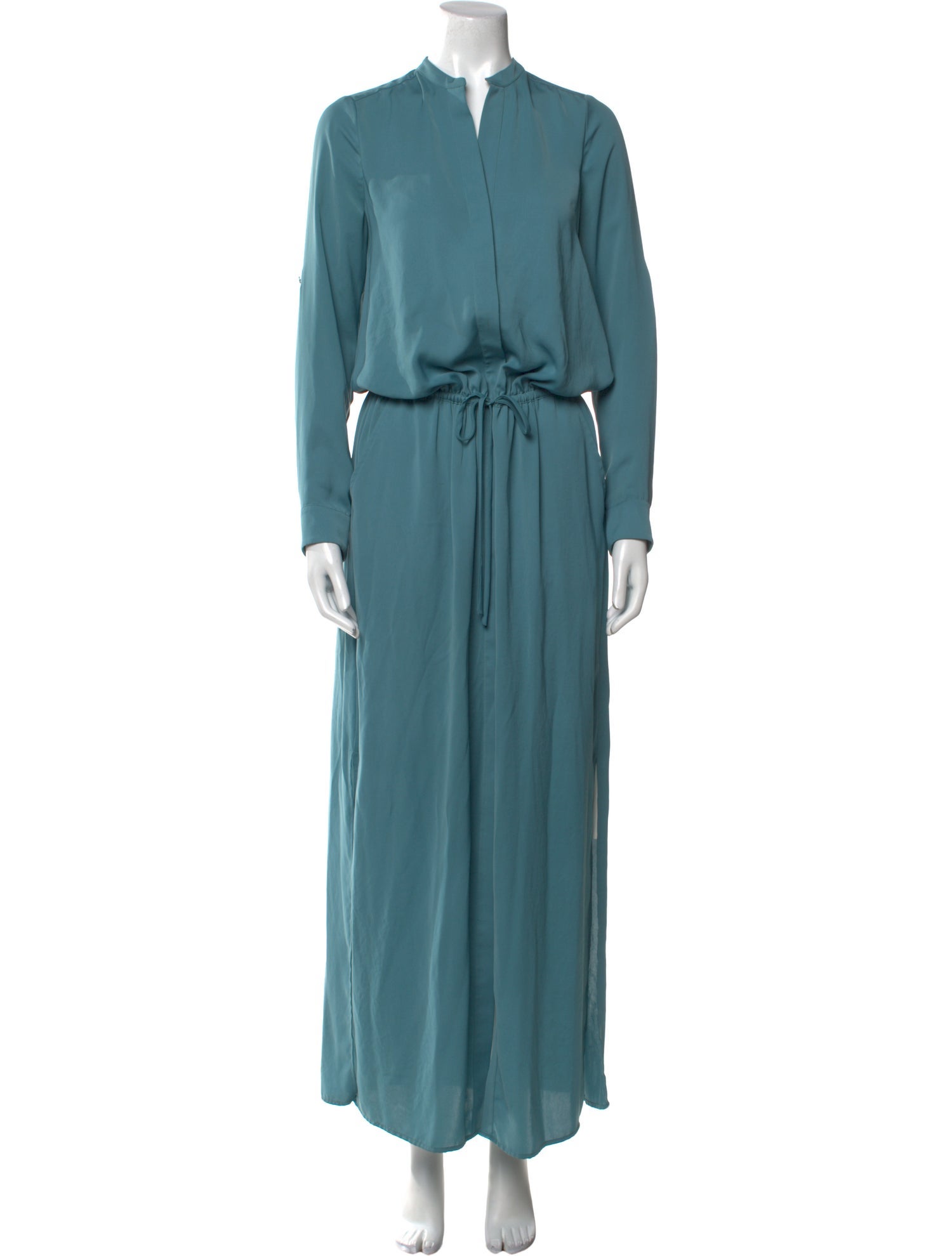 Vince V-Neck Long Dress