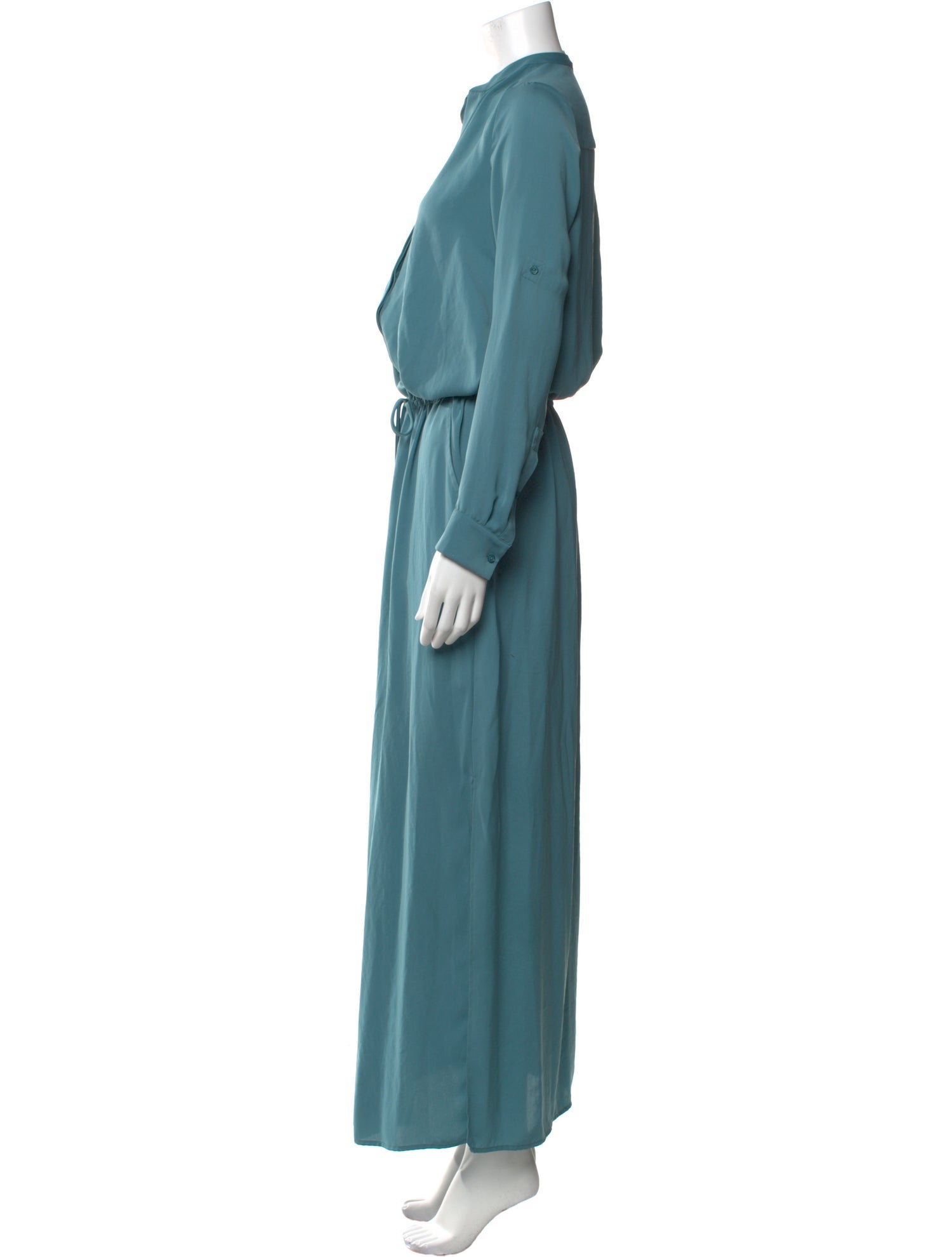 Vince V-Neck Long Dress