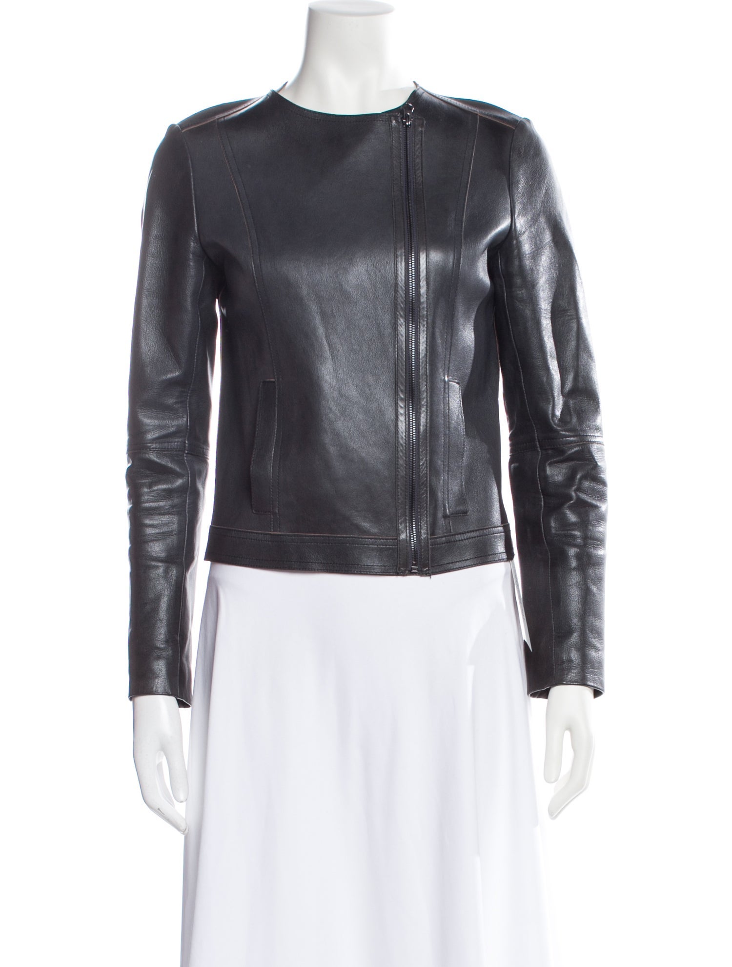 Vince Leather Biker Jacket