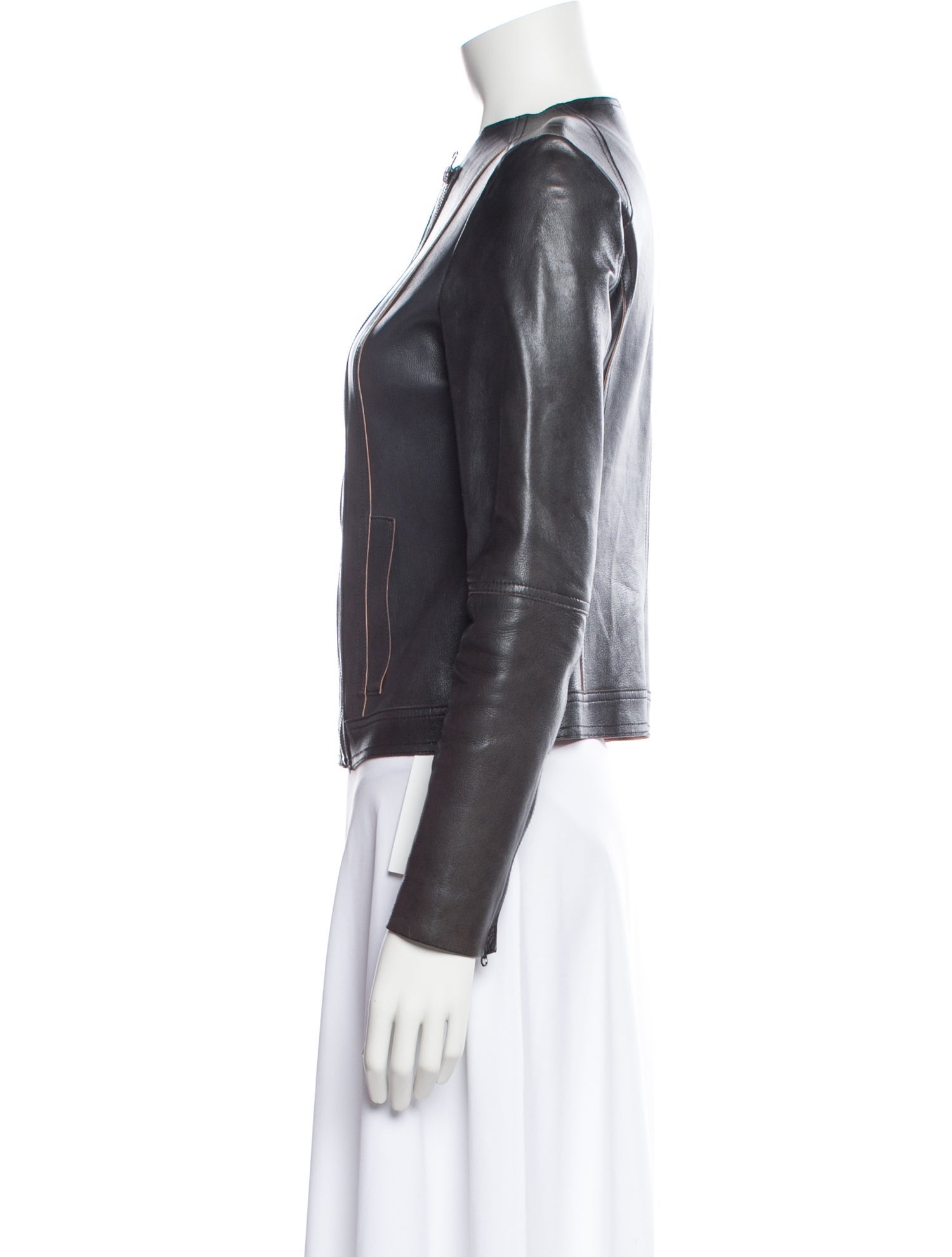 Vince Leather Biker Jacket