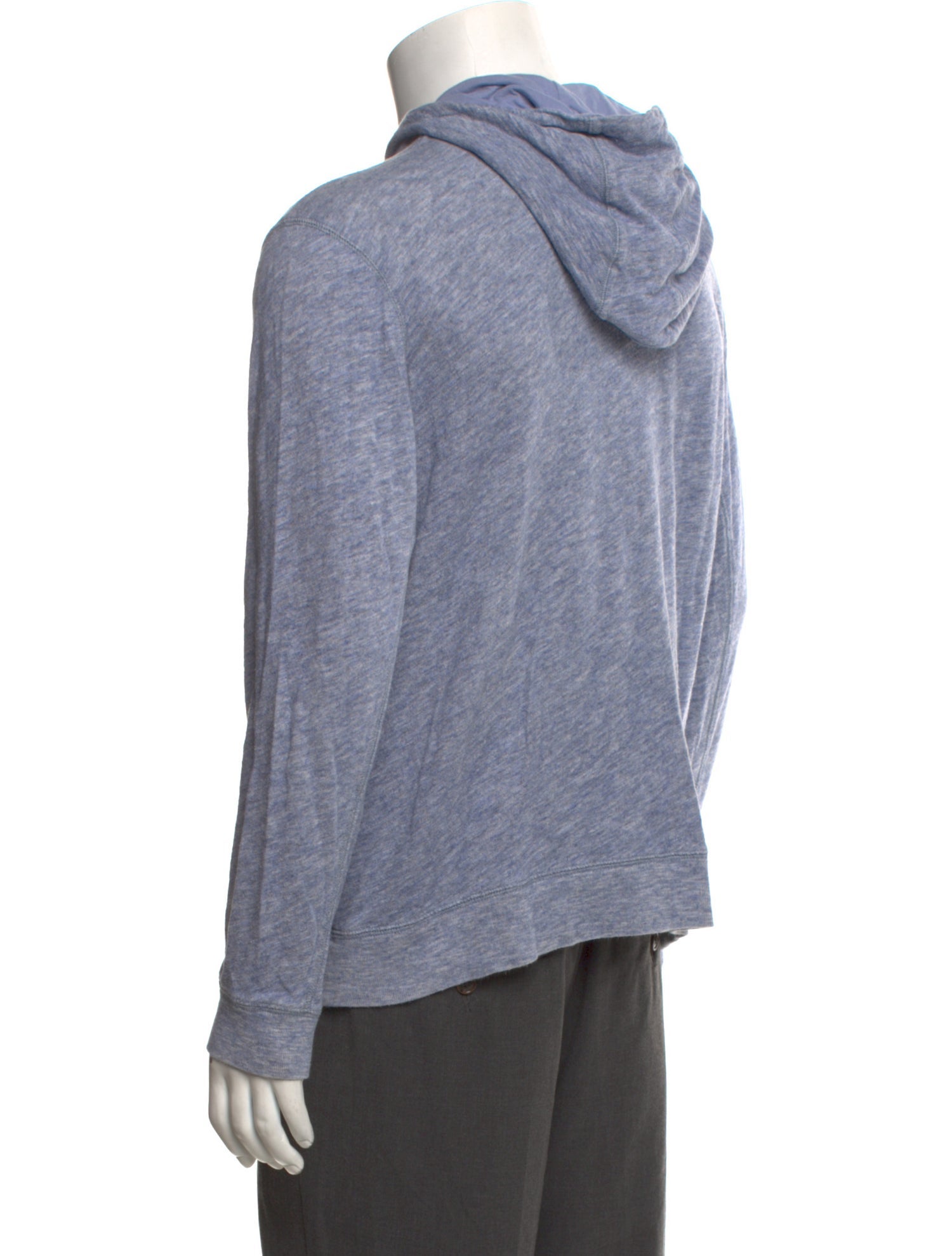 Vince Mock Neck Long Sleeve Hoodie