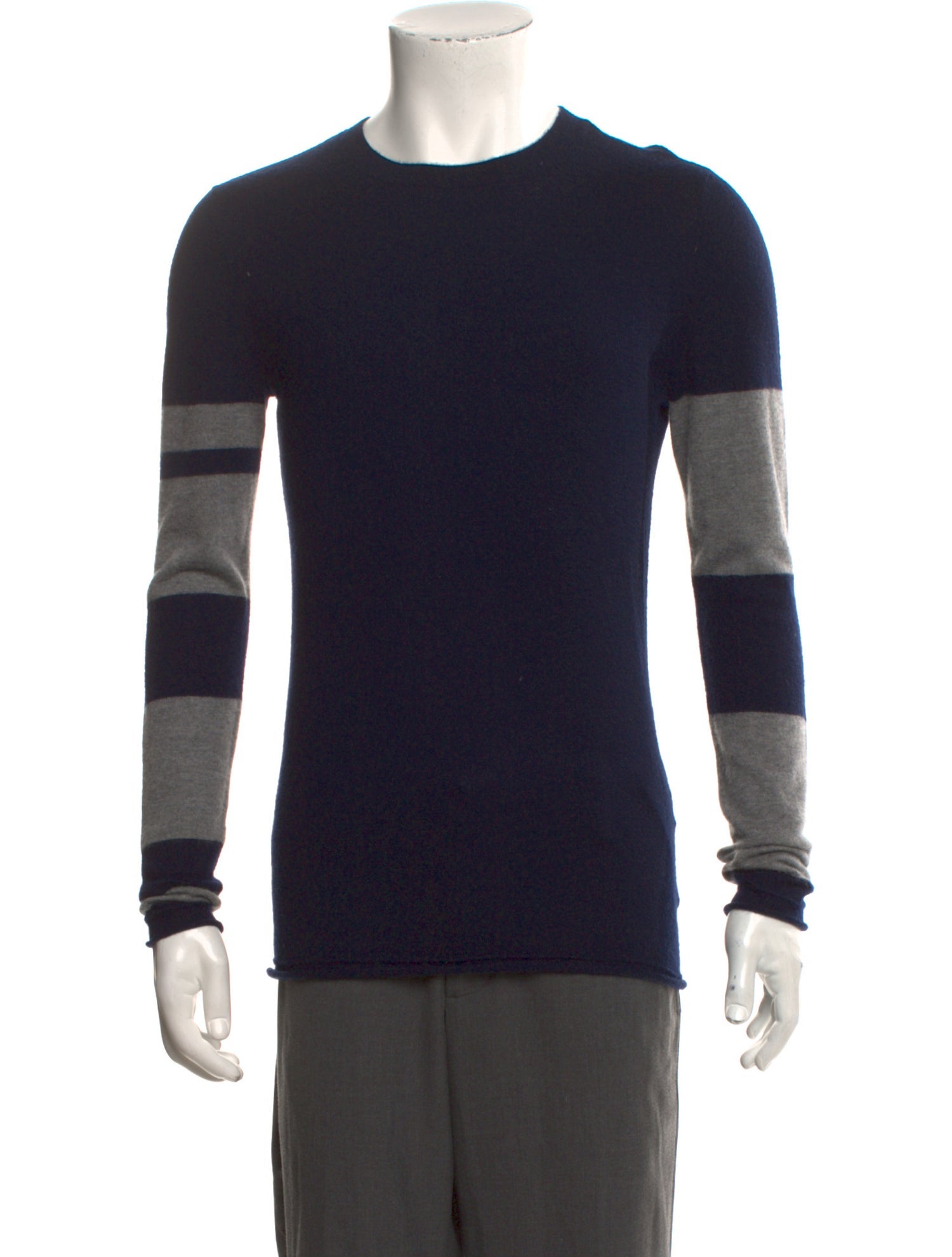 Vince Cashmere Colorblock Pattern Pullover