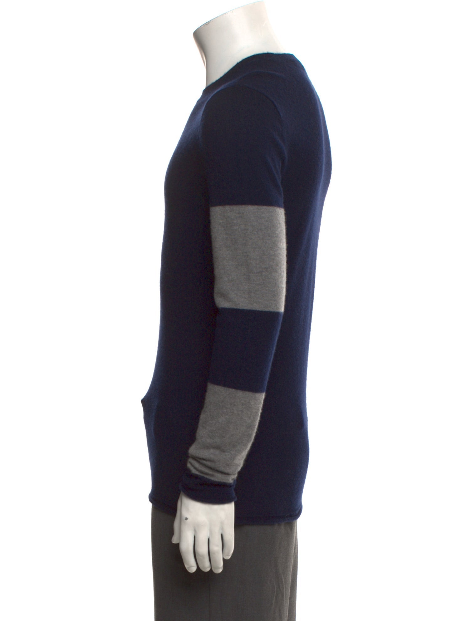 Vince Cashmere Colorblock Pattern Pullover