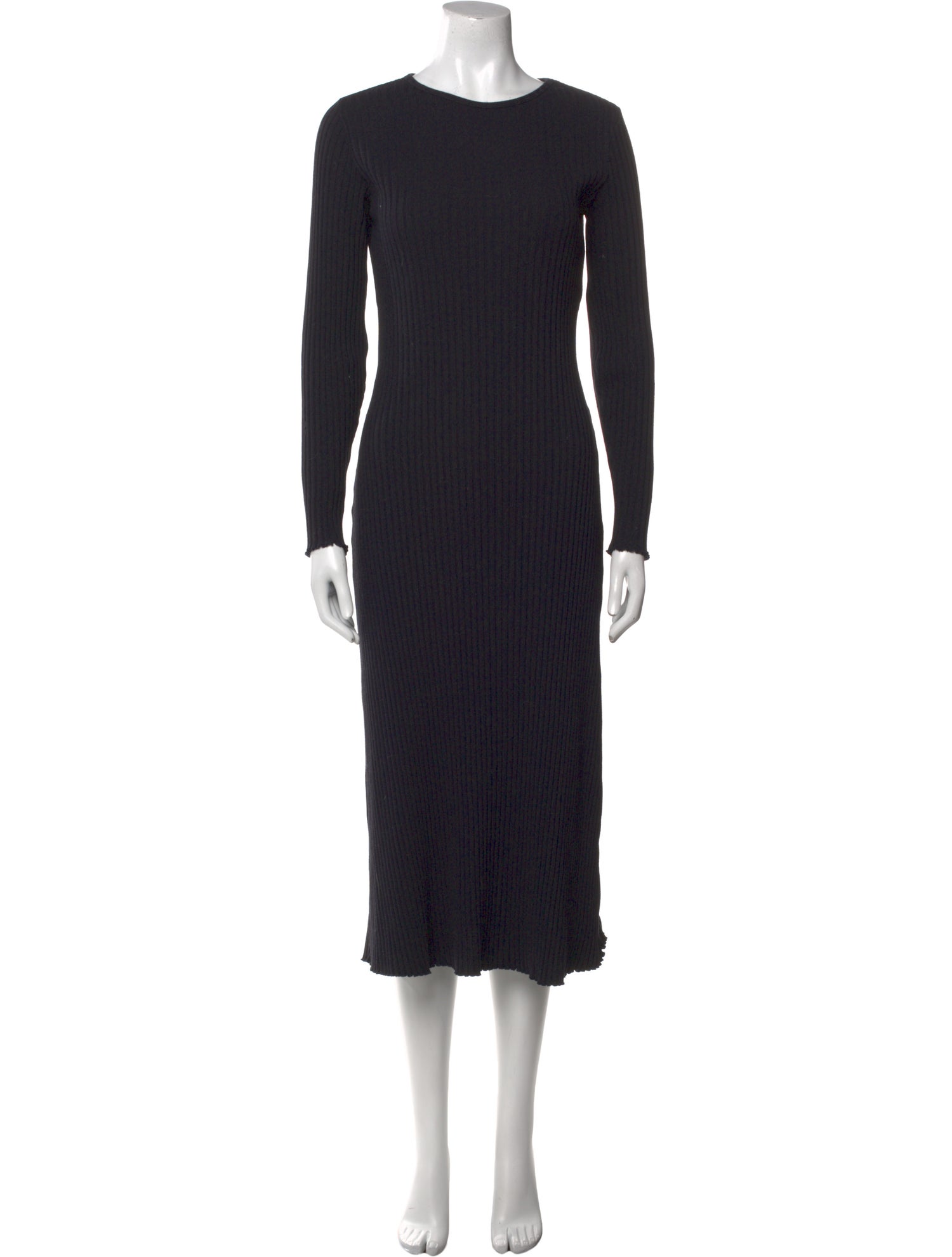 Vince Crew Neck Midi Length Dress