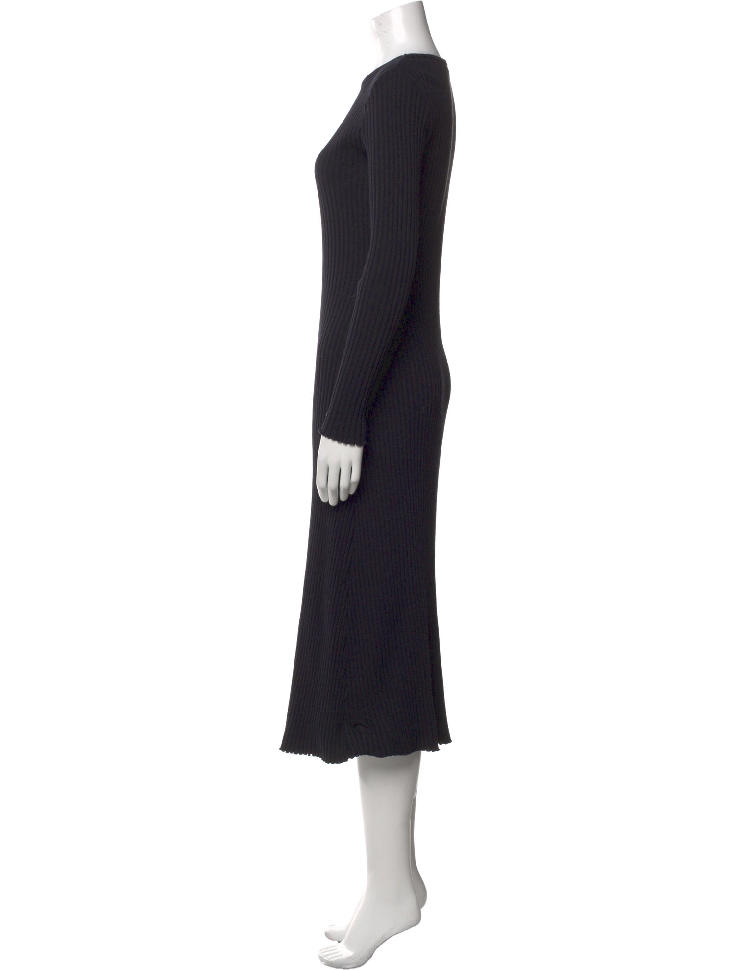 Vince Crew Neck Midi Length Dress