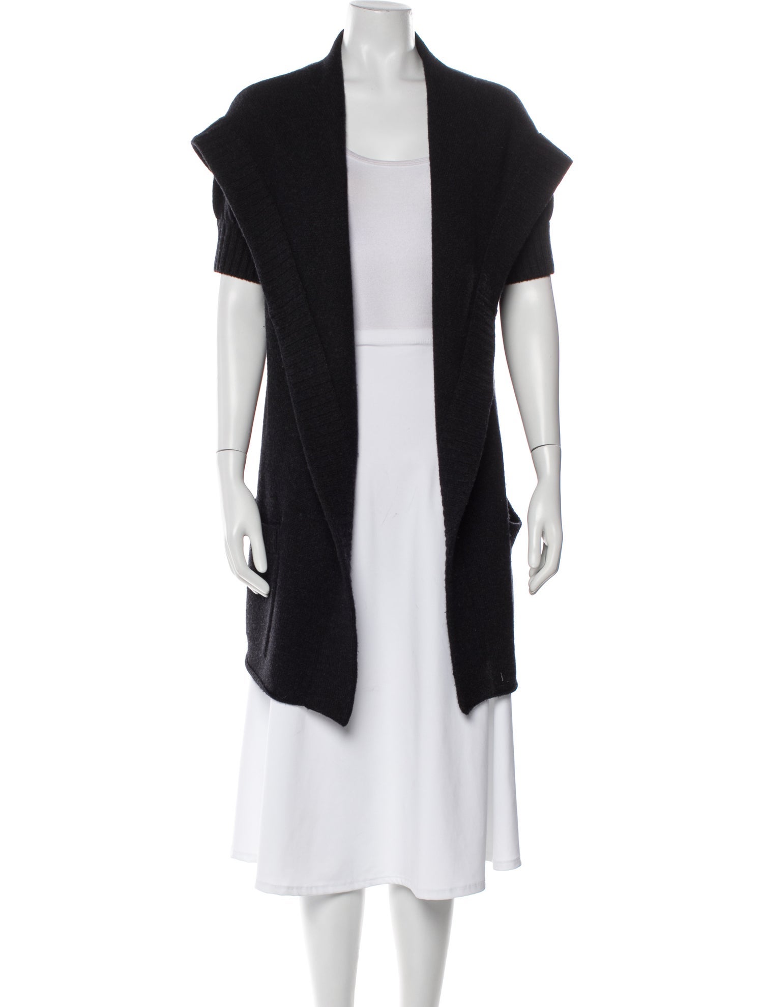 Vince Cashmere Open Front Sweater