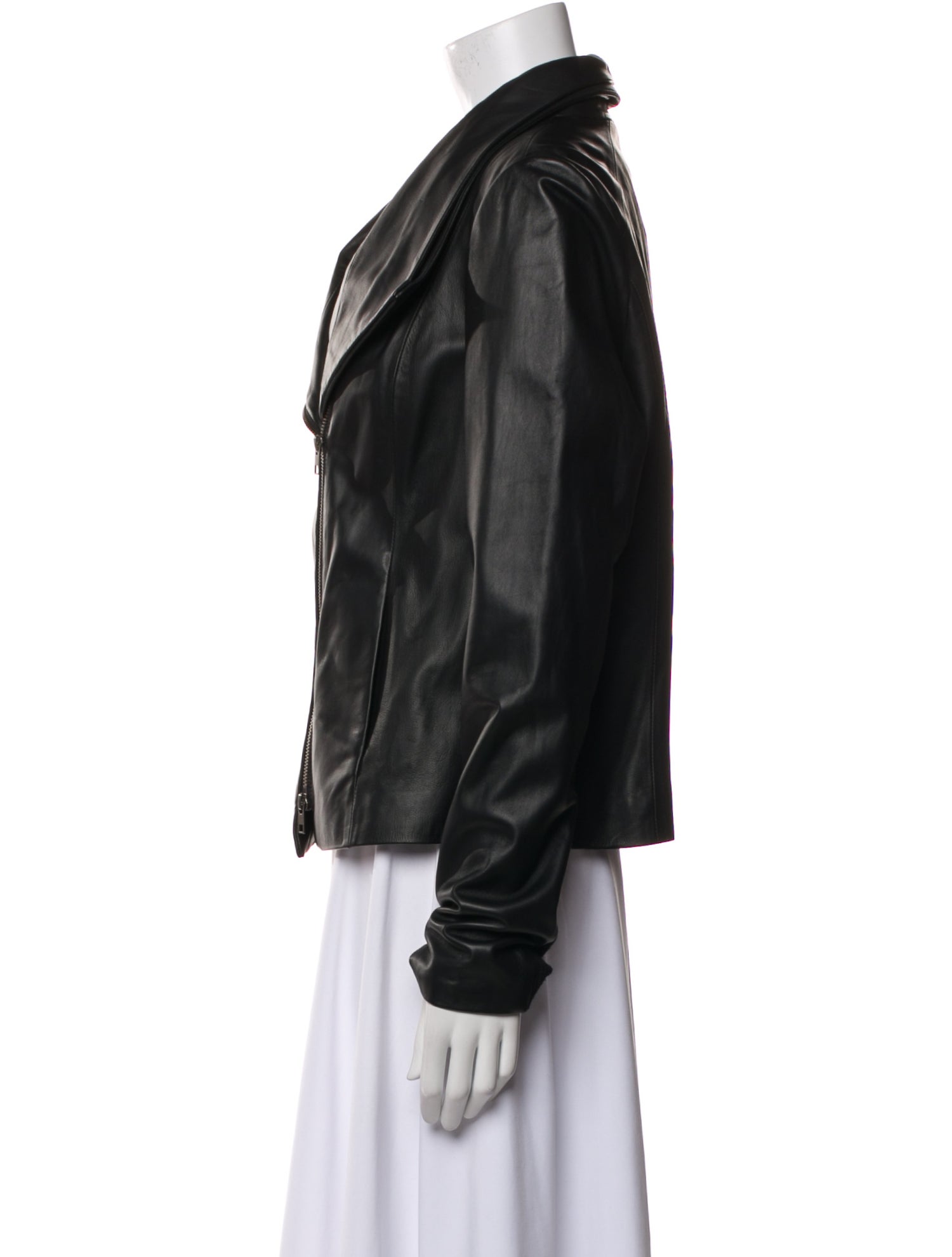 Vince Lamb Leather Biker Jacket w/ Tags