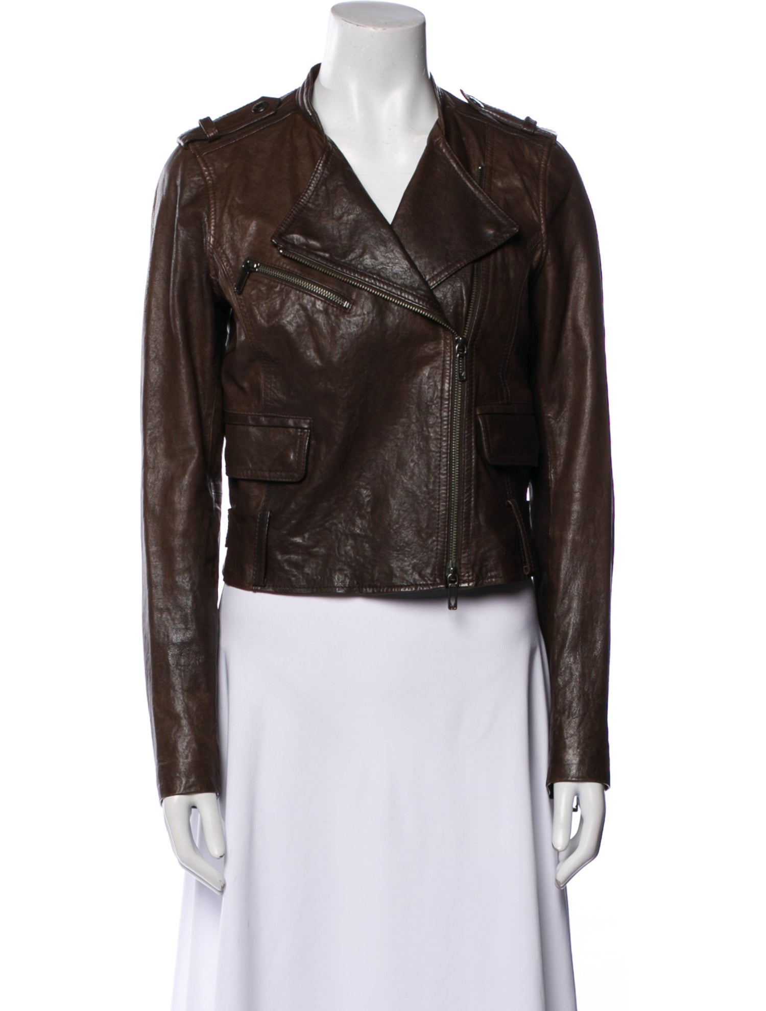 Vince Leather Biker Jacket