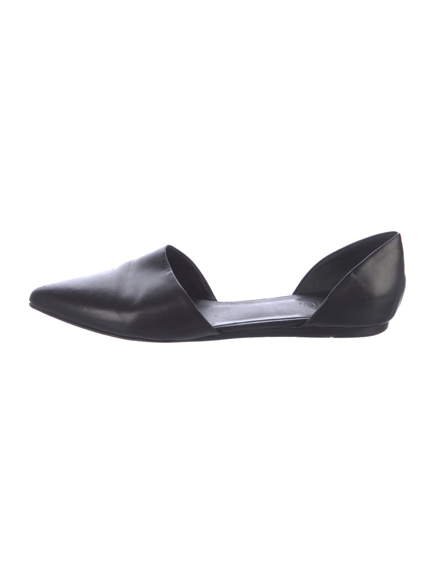 Vince Leather D'Orsay Flats
