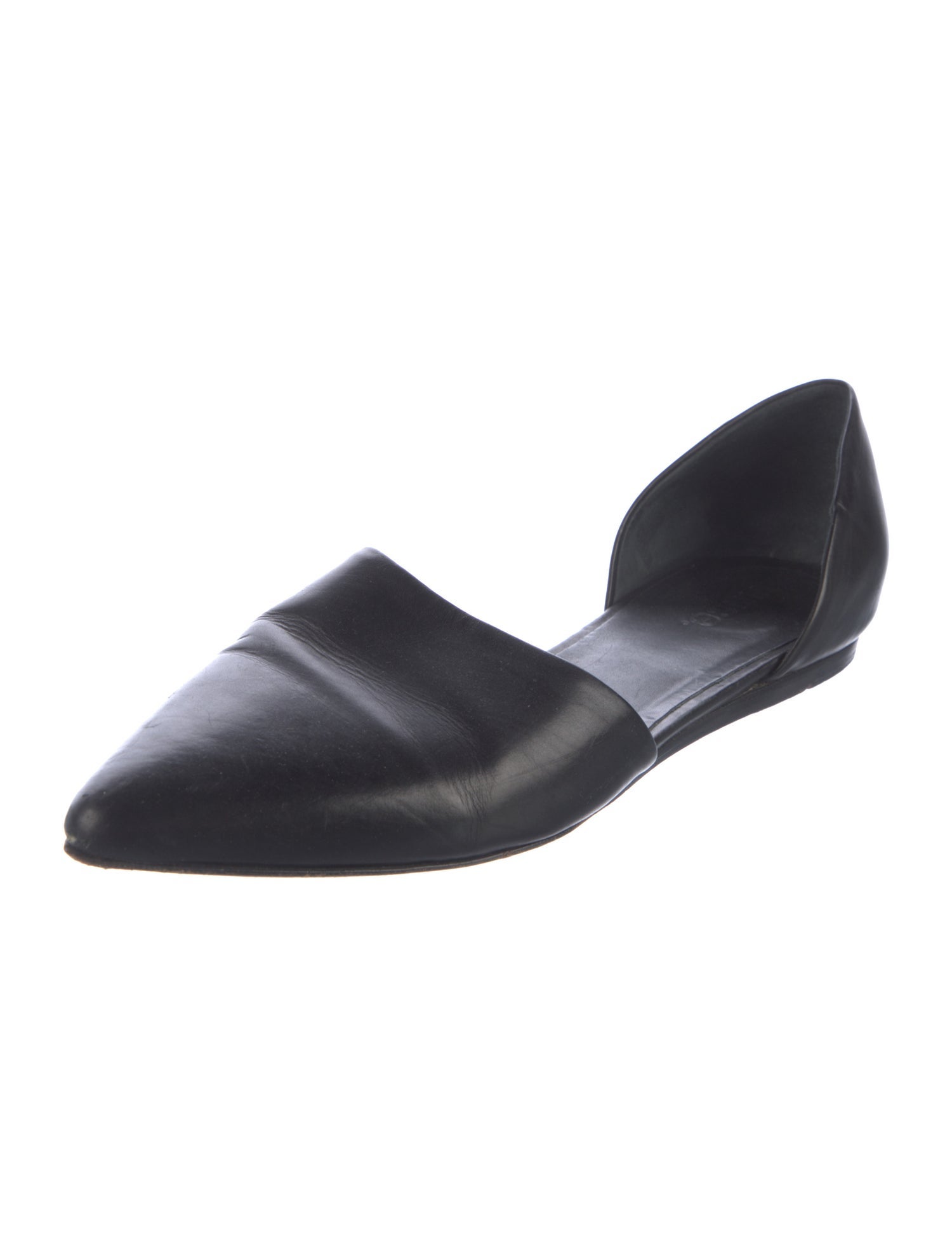 Vince Leather D'Orsay Flats