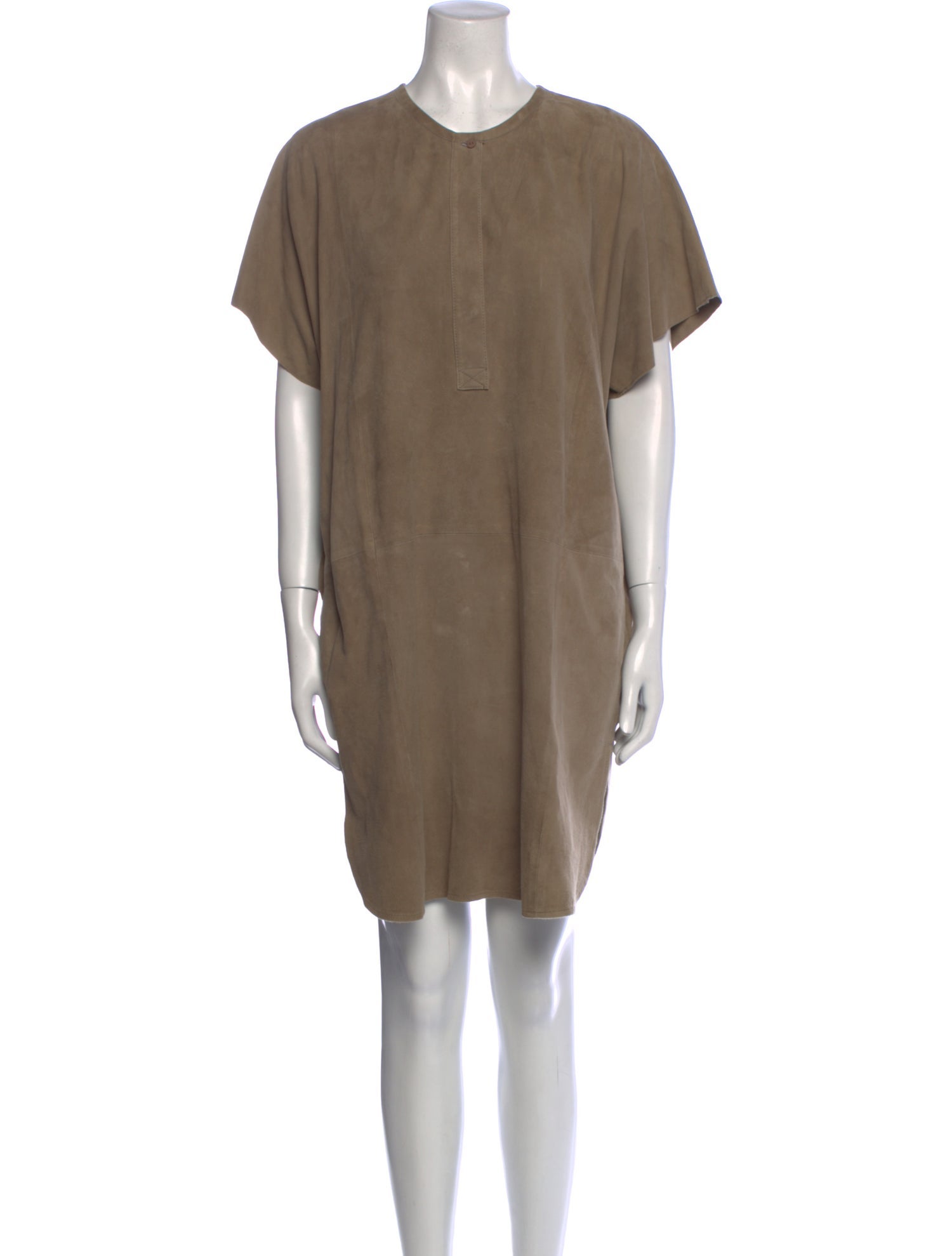 Vince Leather Mini Dress