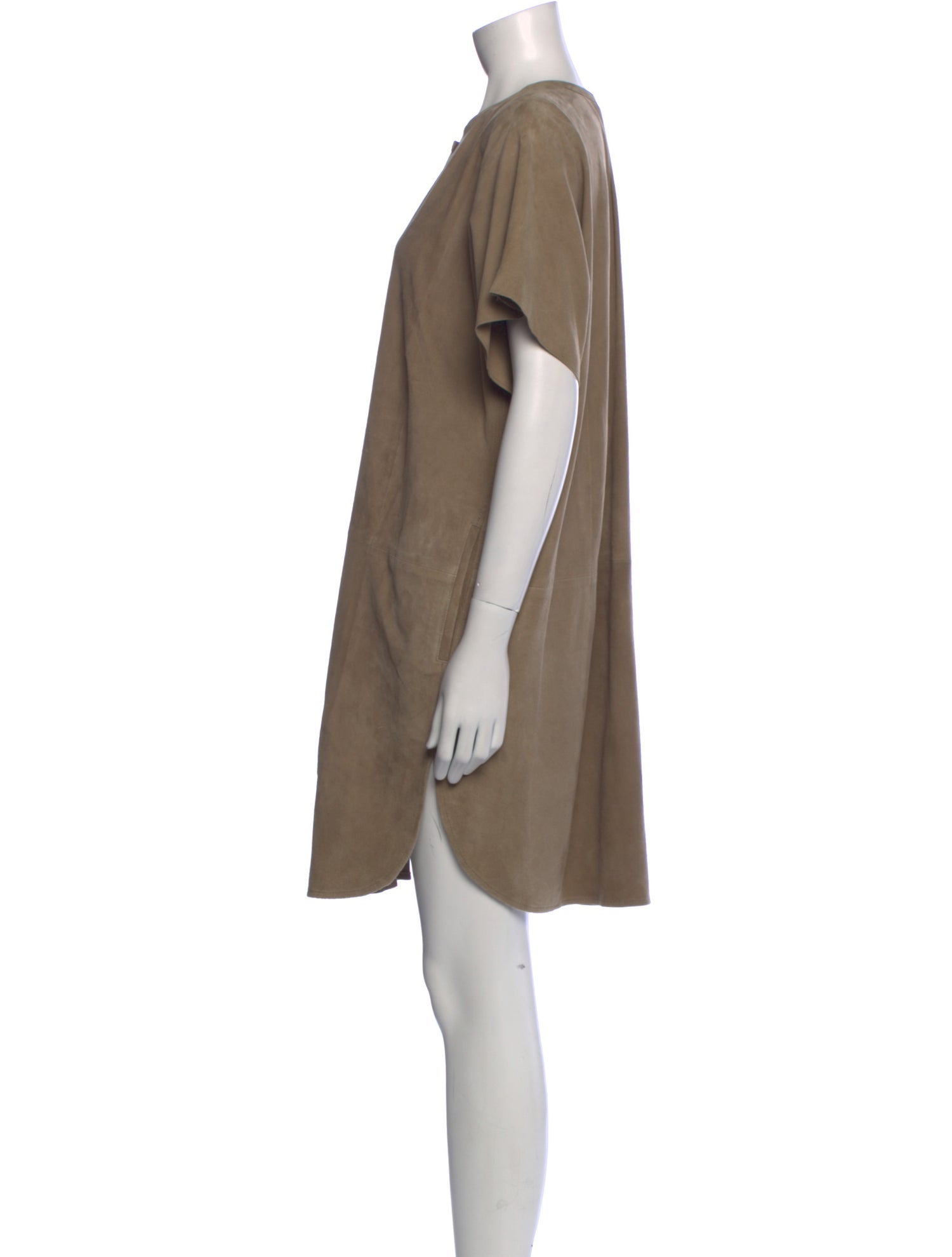 Vince Leather Mini Dress