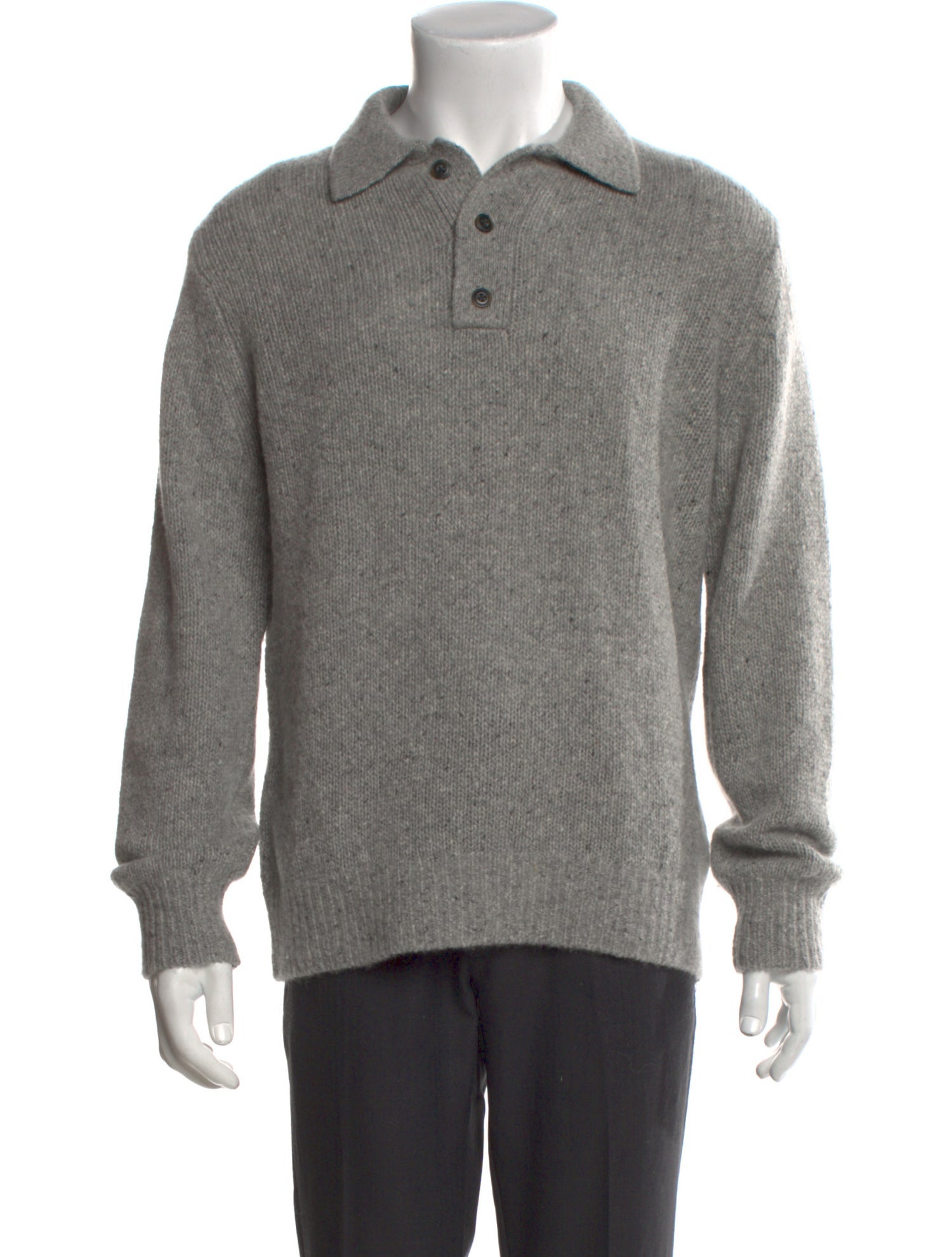Vince Cashmere Collar Polo Sweater