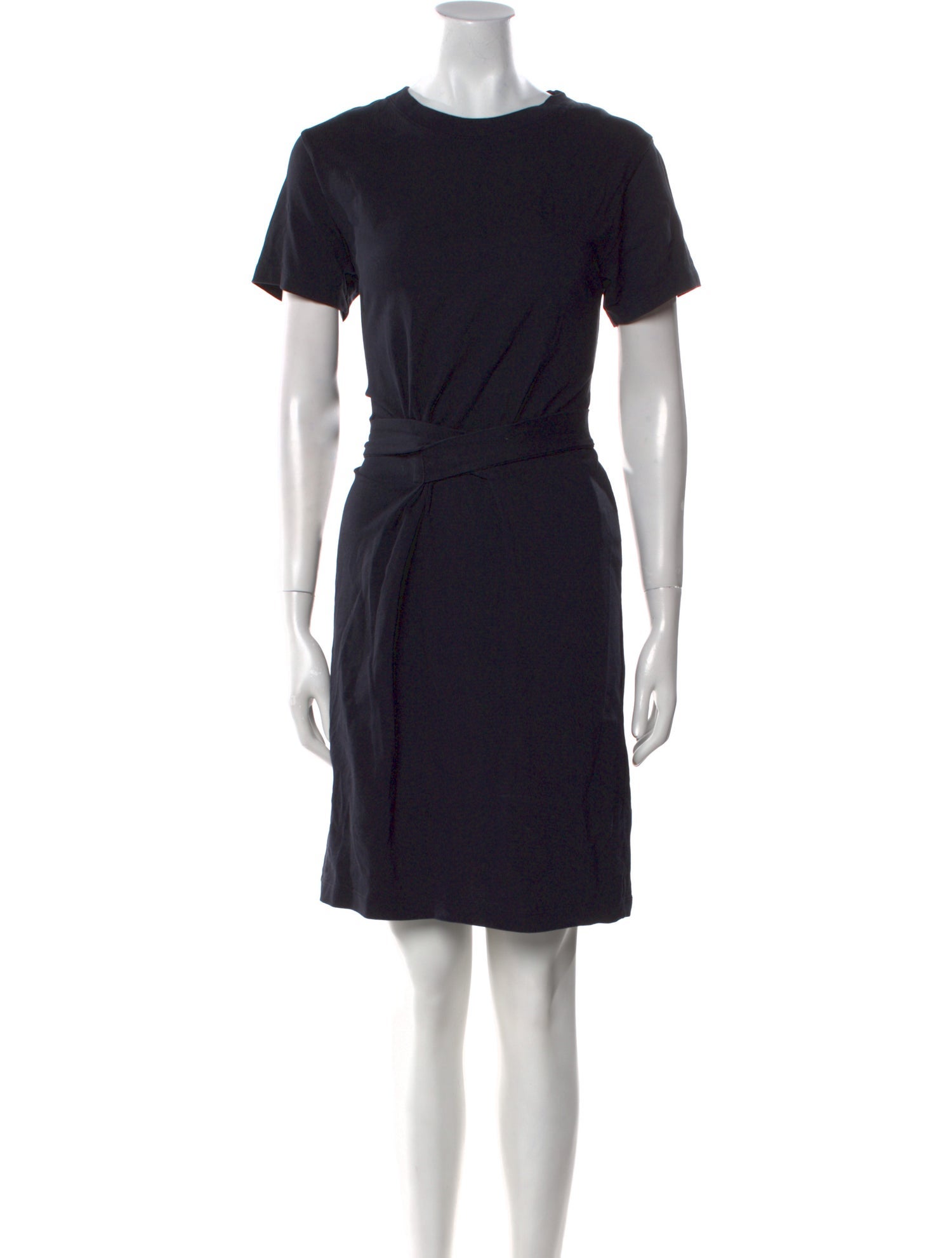 Vince Crew Neck Knee-Length Dress