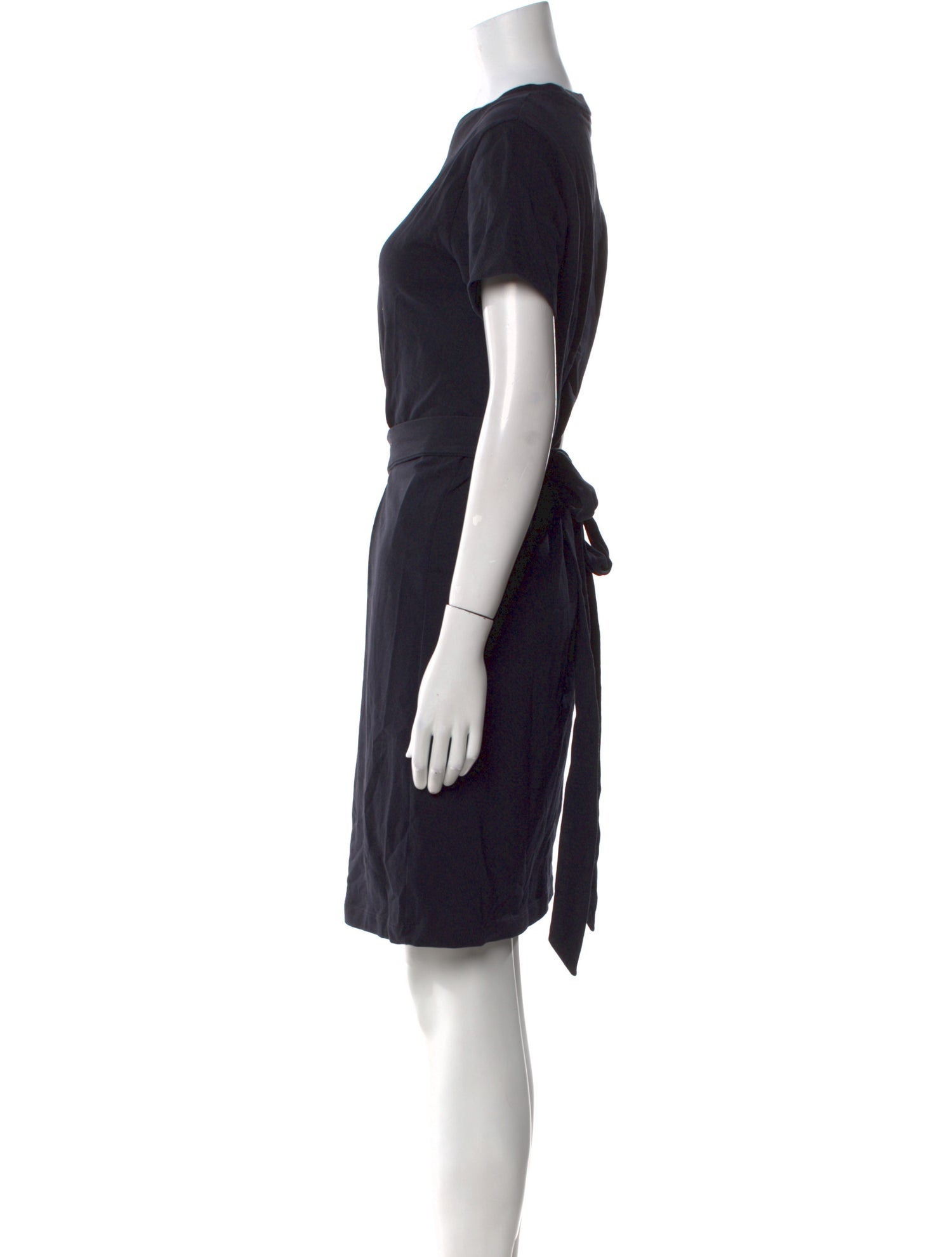 Vince Crew Neck Knee-Length Dress