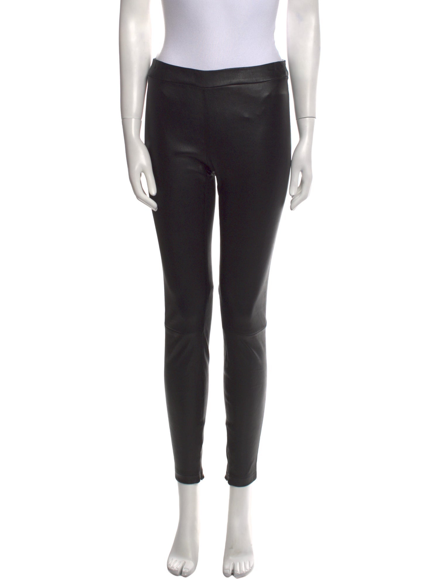 Vince Leather Skinny Leg Pants