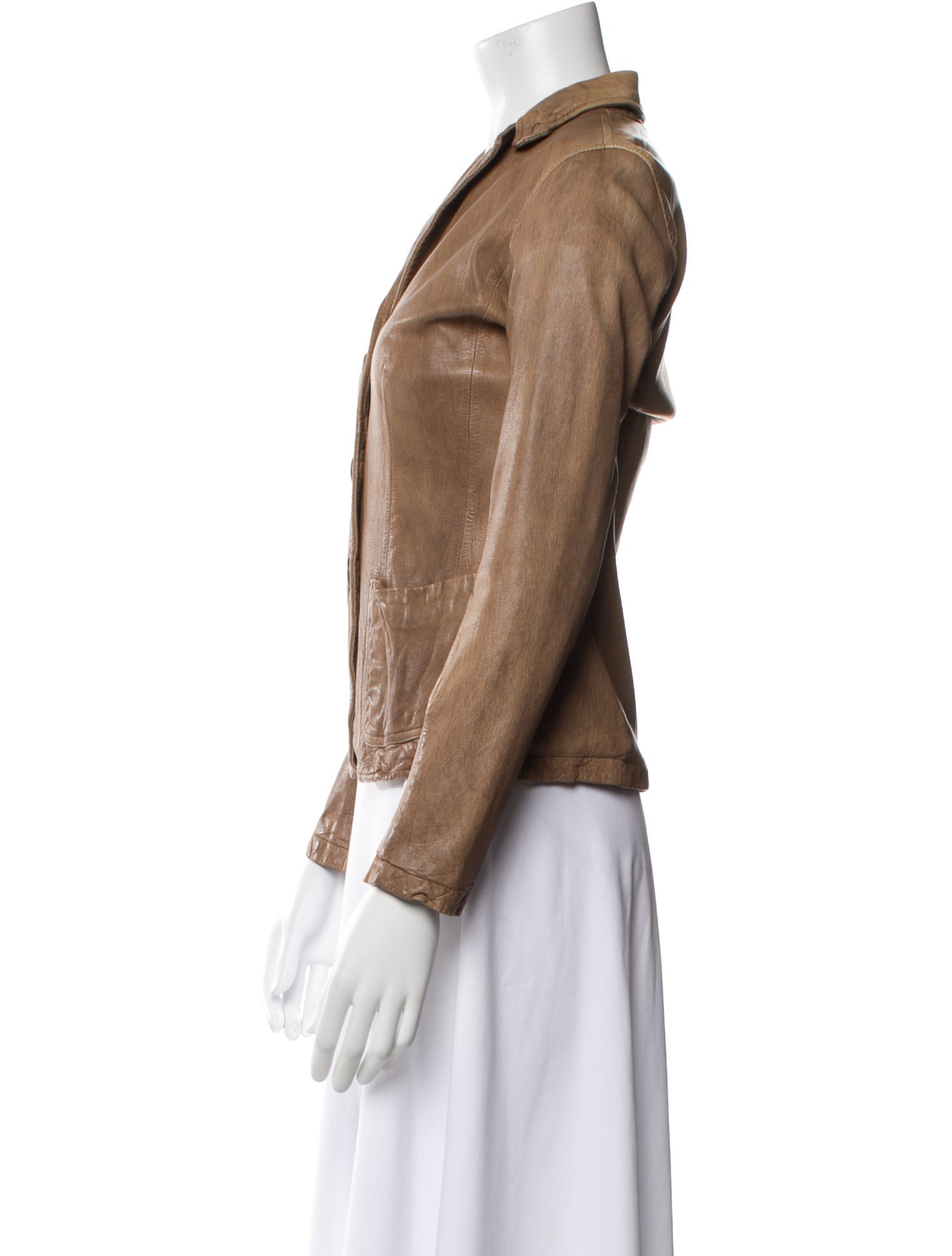 Vince Leather Blazer