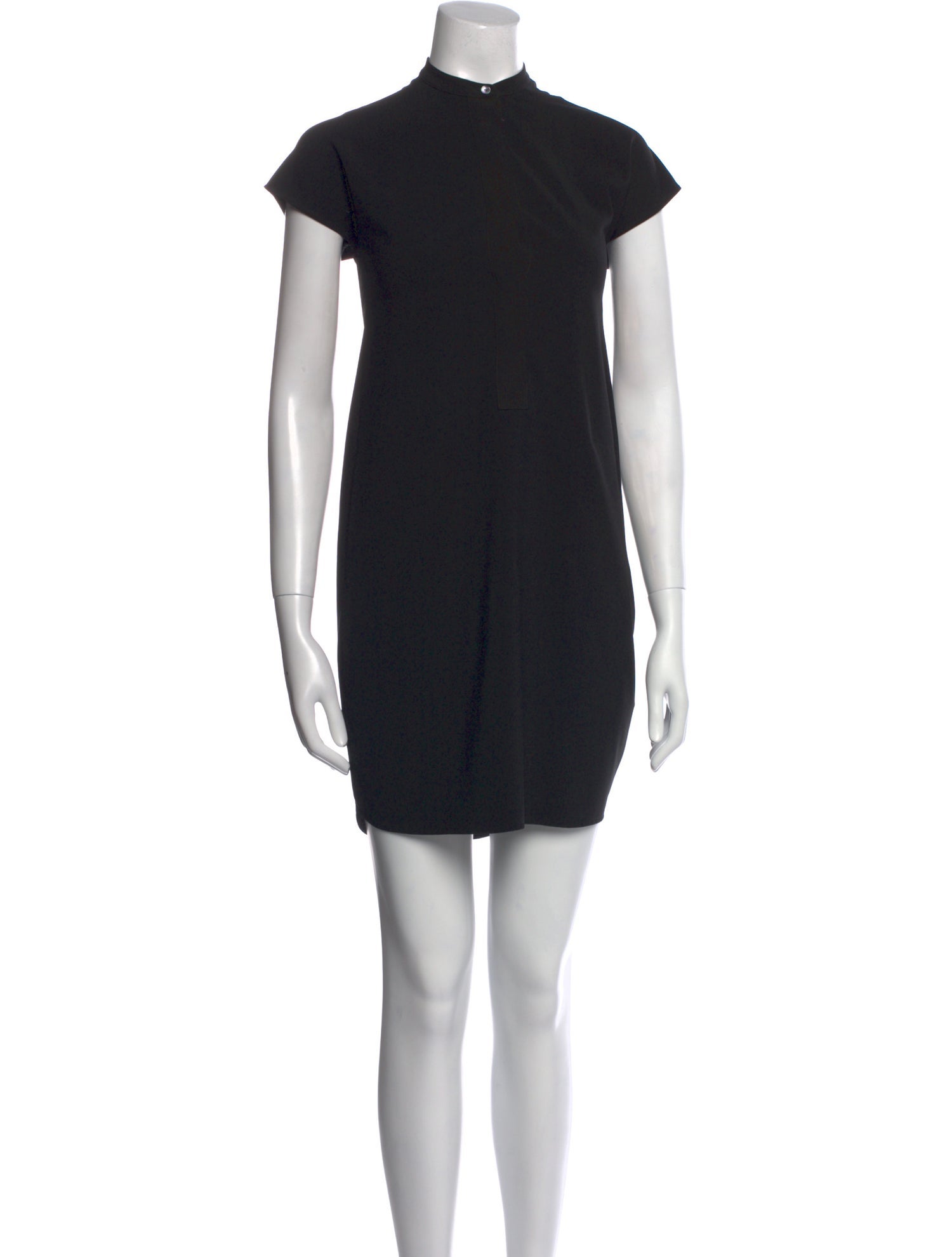 Vince Mock Neck Mini Dress