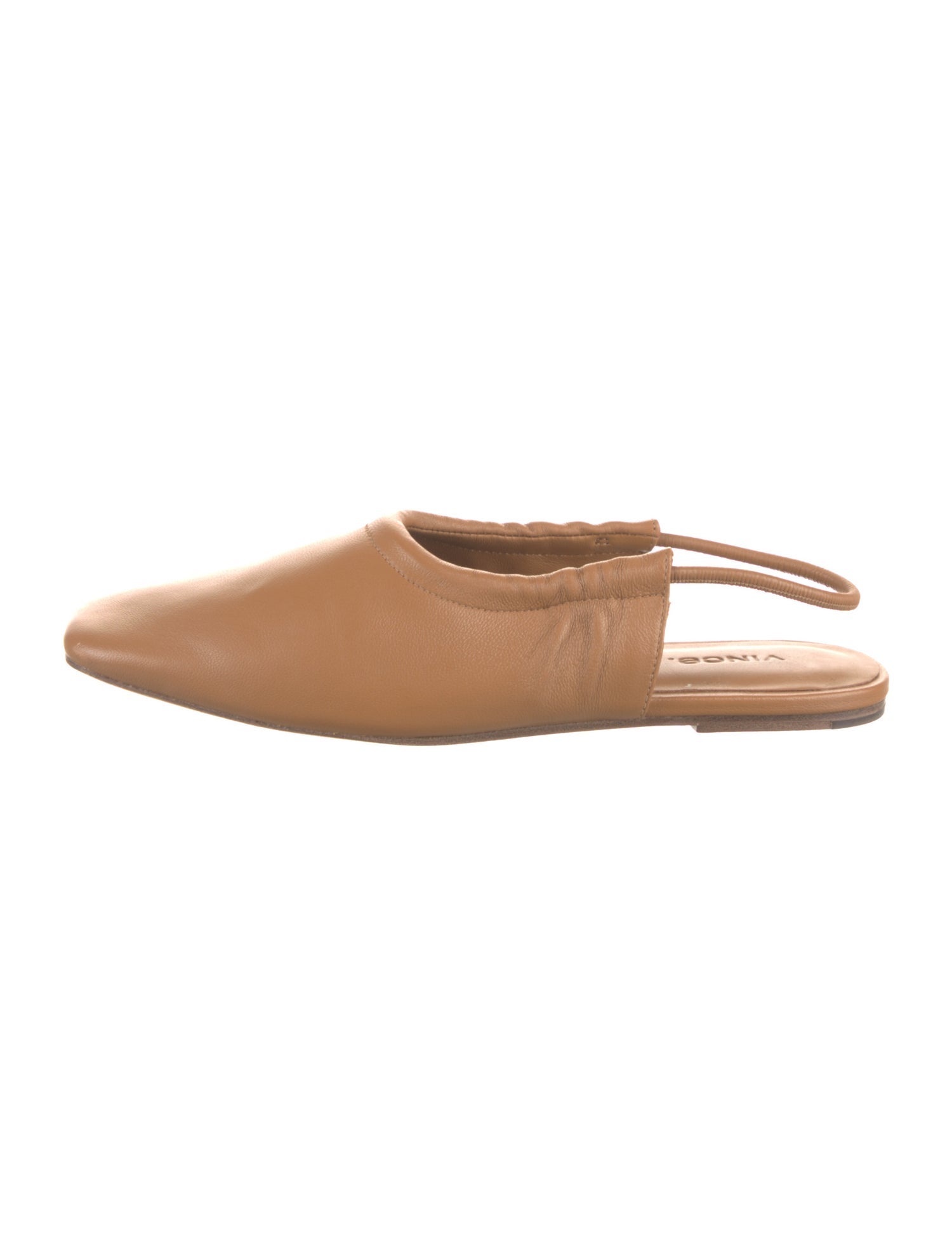 Vince Leather Slingback Flats