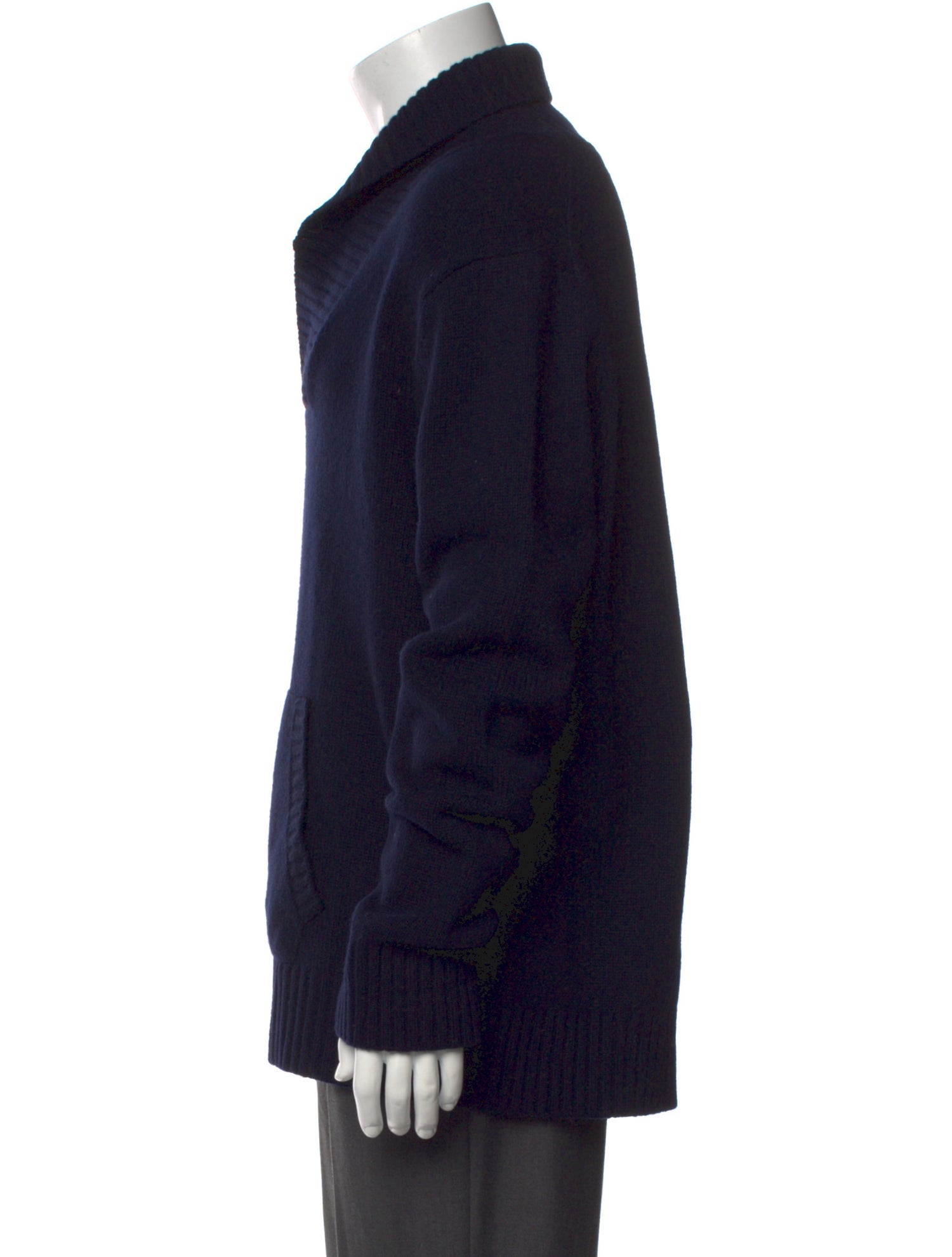 Vince Wool Collar Polo Sweater
