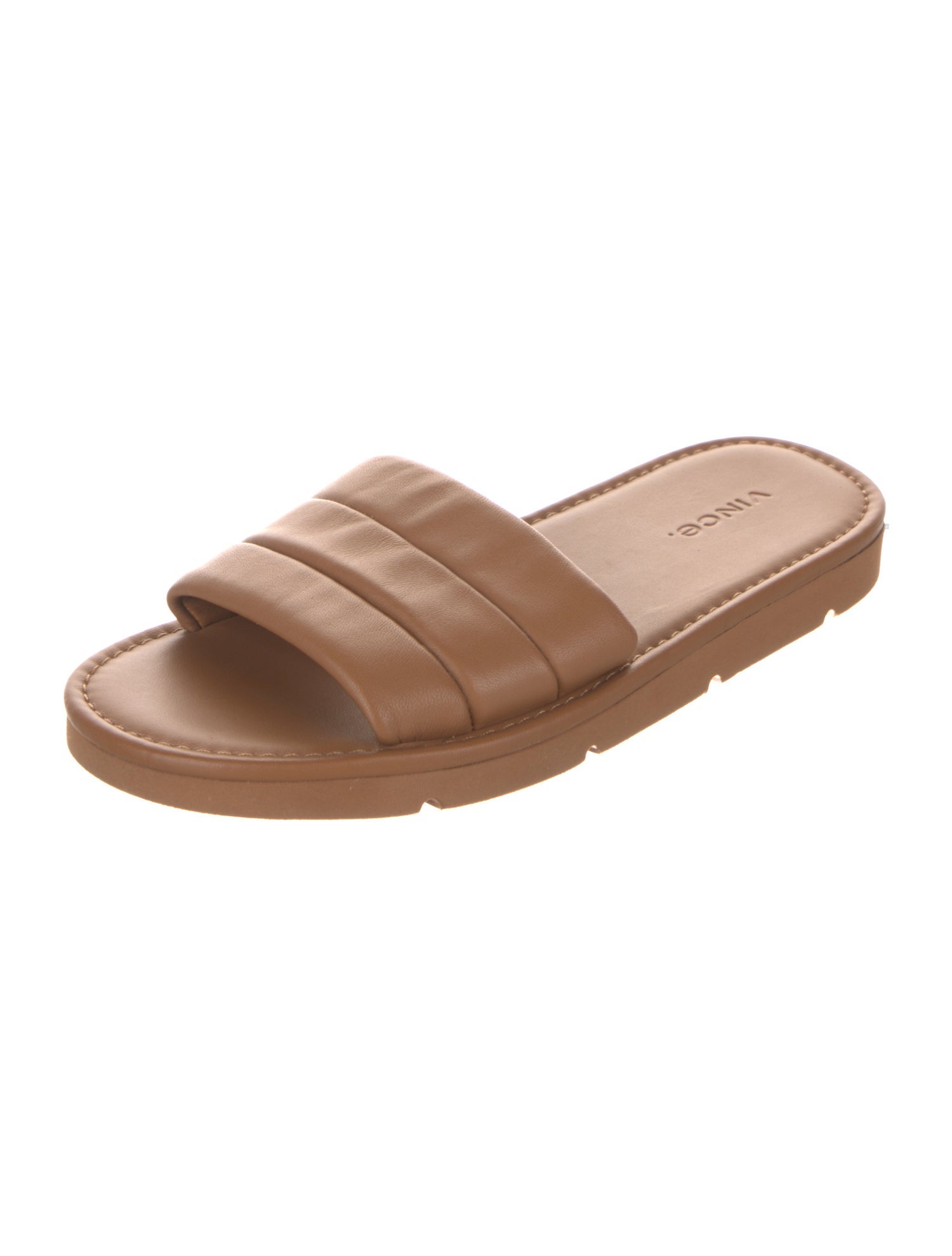 Vince Leather Slides