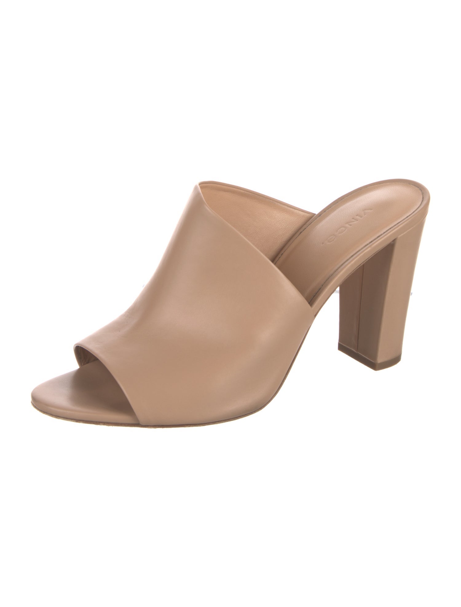 Vince Leather Slides