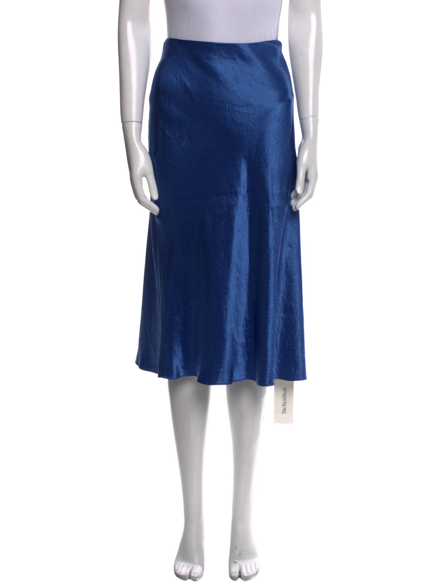 Vince Pleated Accents Knee-Length Skirt