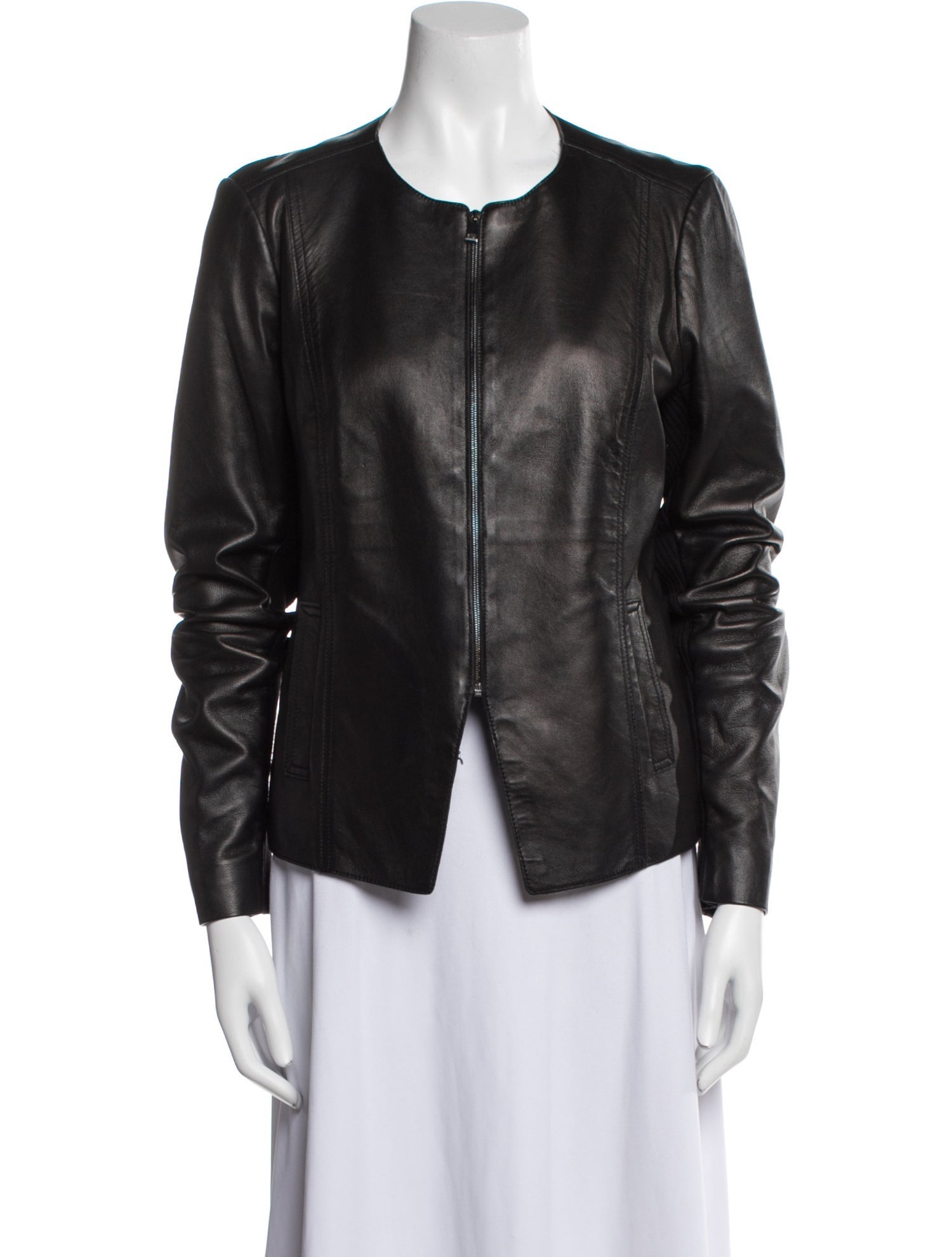 Vince Lamb Leather Jacket