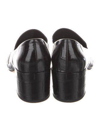 Vince Embossed Leather Pumps