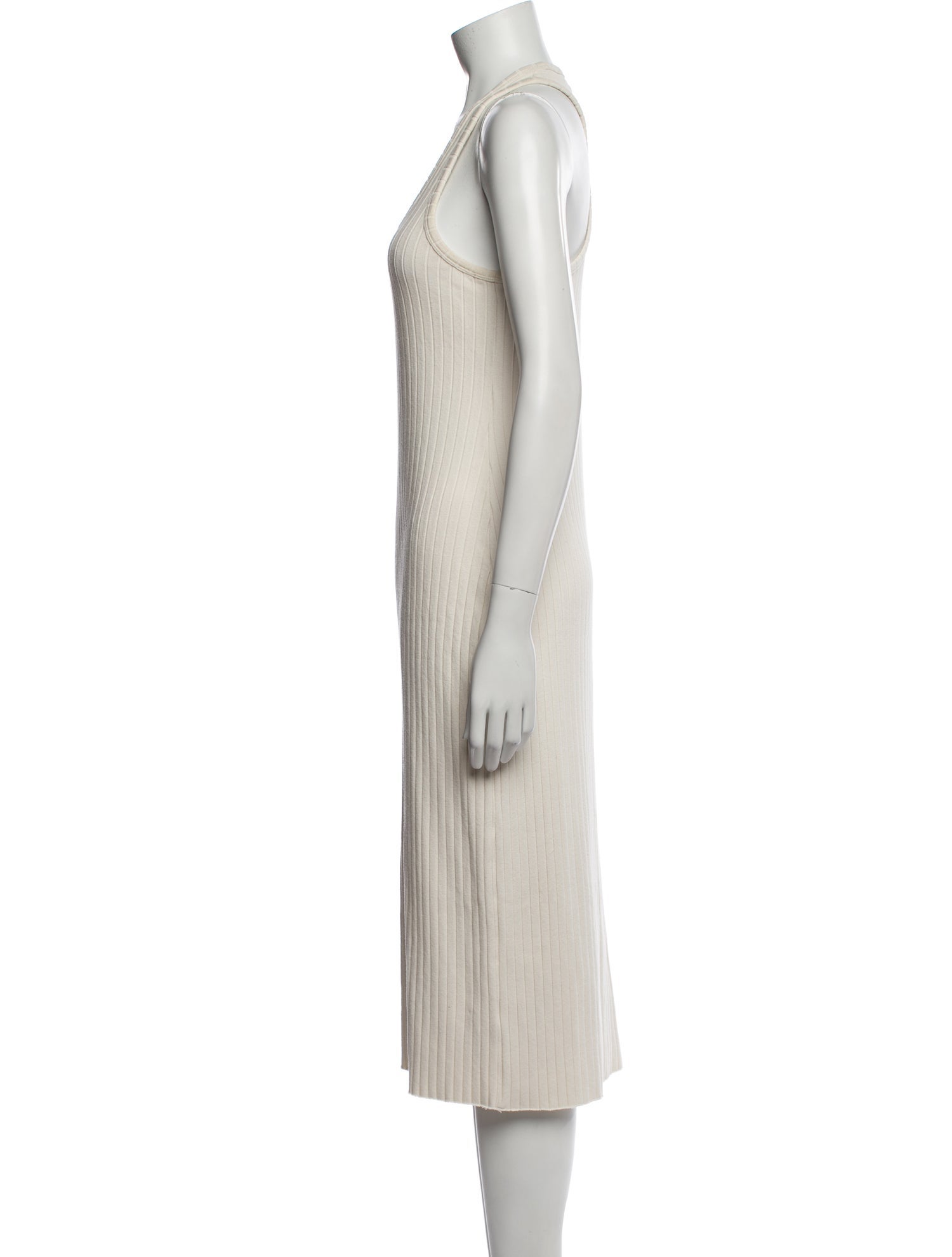 Vince Scoop Neck Midi Length Dress